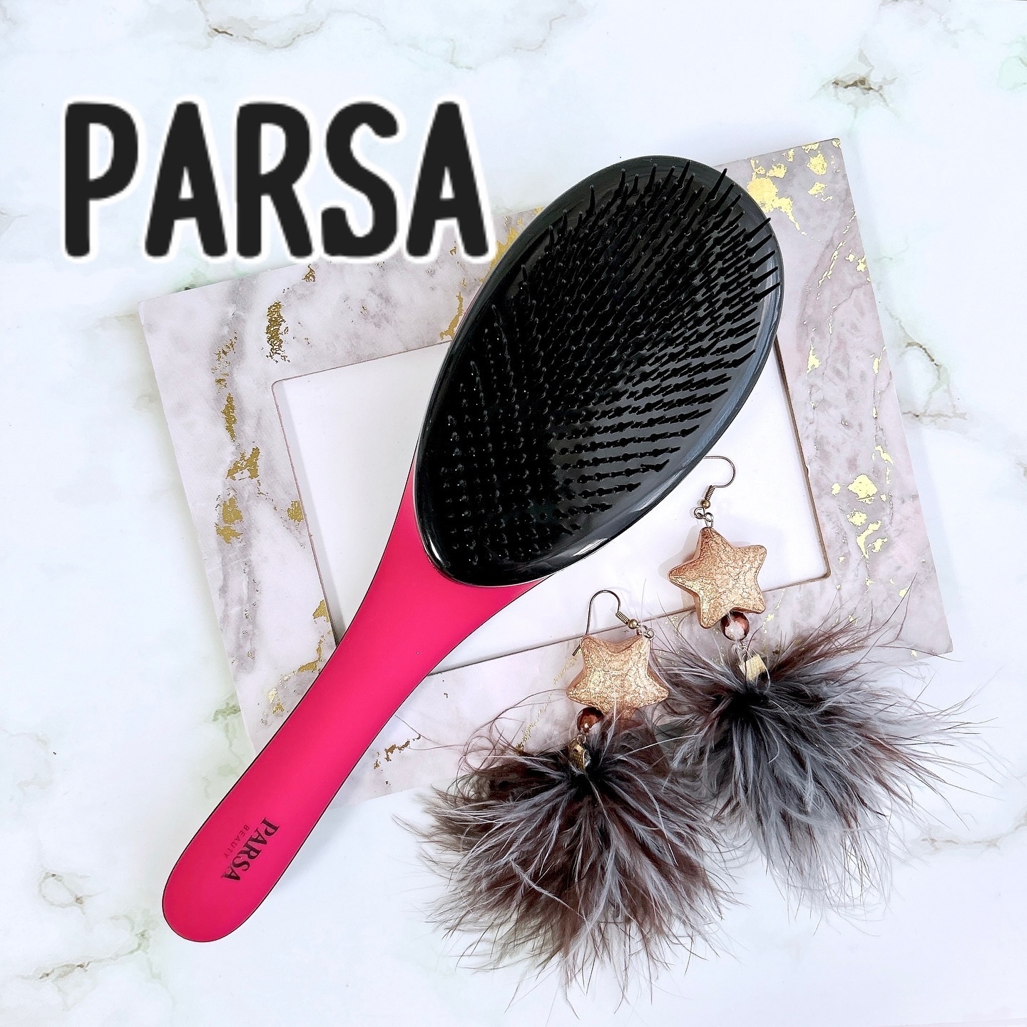 ヴィーナス ビューティーブラシ ナチュラルバー/PARSA/ヘアブラシを使ったクチコミ（1枚目）