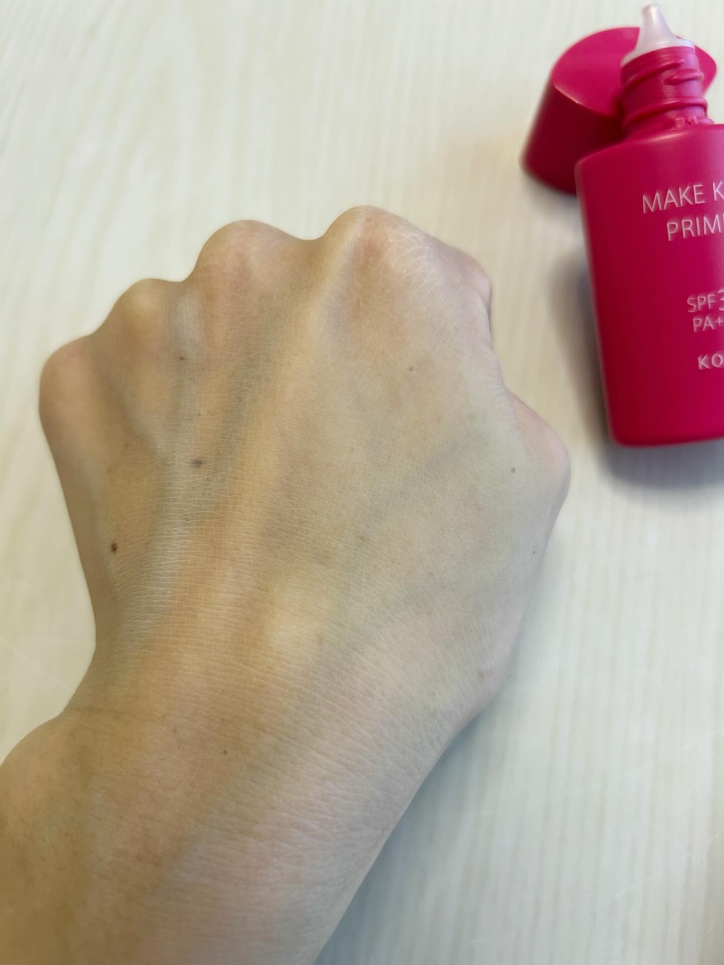 メイク キープ プライマー UV/コーセーコスメニエンス/化粧下地を使ったクチコミ（3枚目）