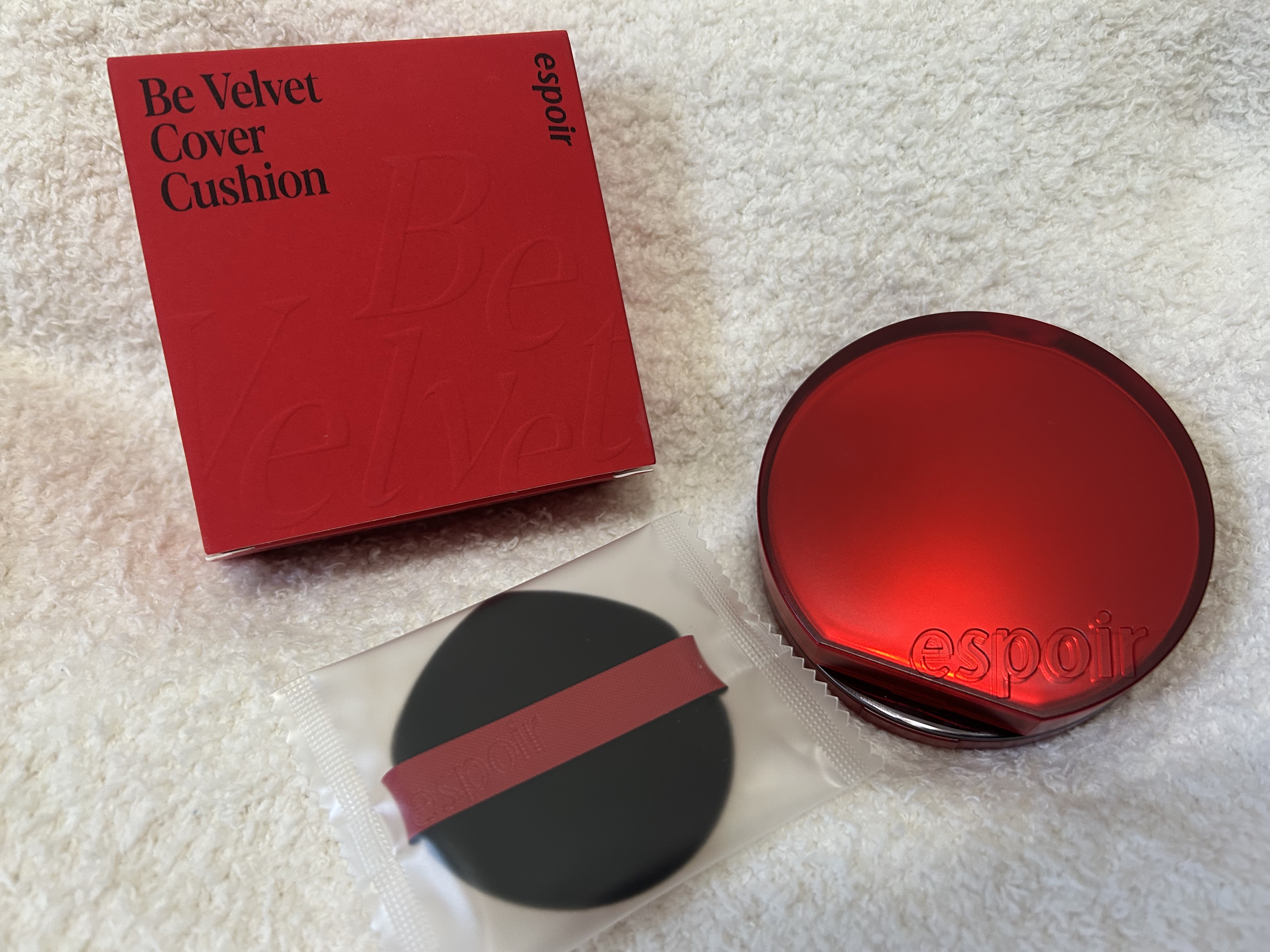 プロテーラービーベルベットカバークッション/espoir/クッションファンデーションを使ったクチコミ（1枚目）