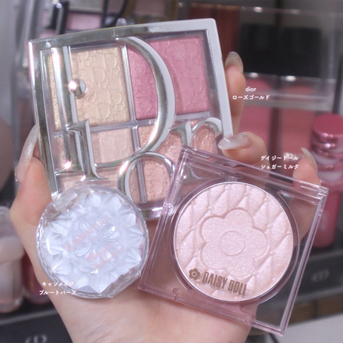 デイジードール パウダー ブラッシュ ブルーム/DAISY DOLL by MARY QUANT/パウダーチークを使ったクチコミ（1枚目）