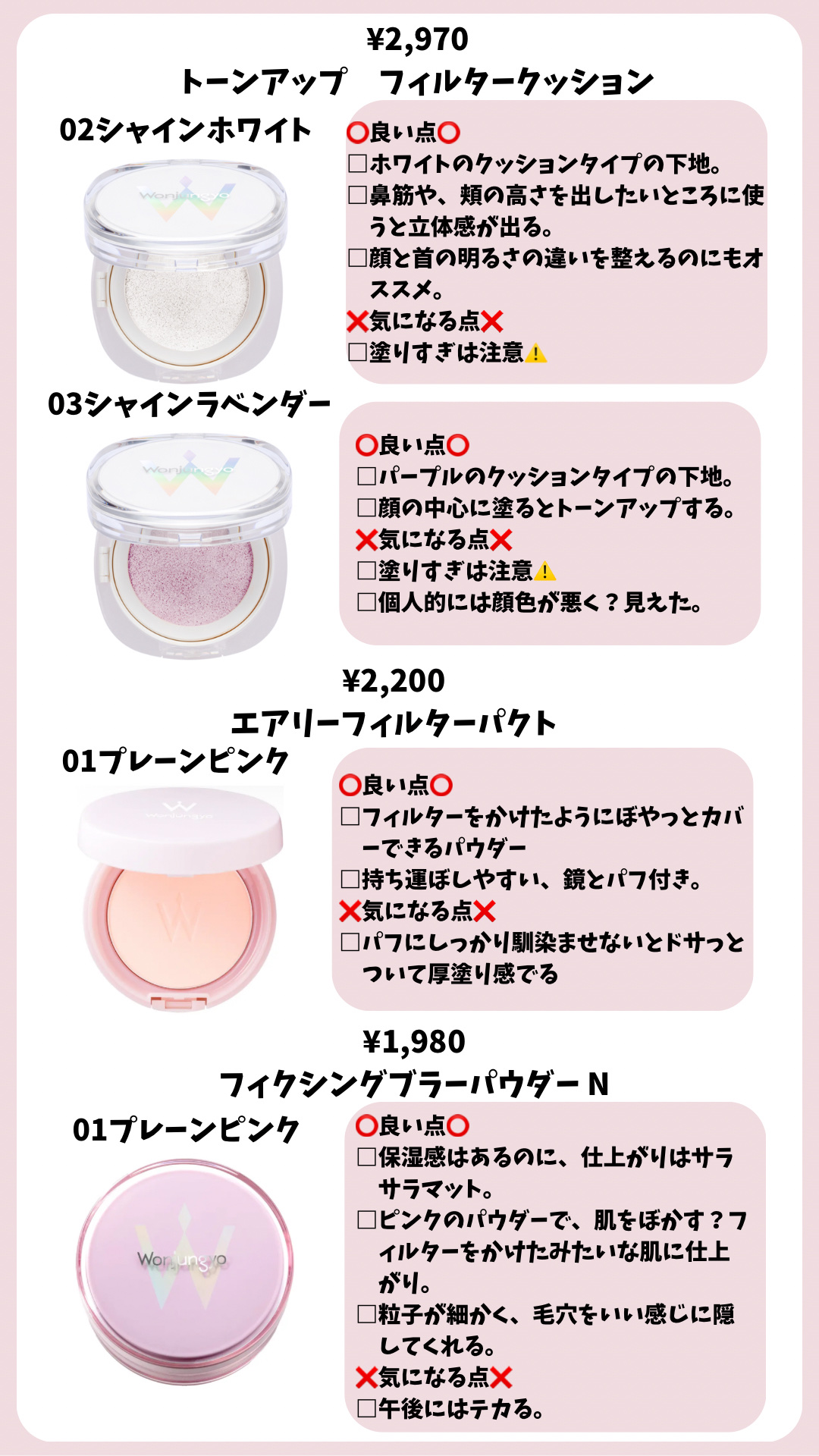 ウォンジョンヨ フィクシングブラーパウダー N/Wonjungyo/ルースパウダーを使ったクチコミ（3枚目）