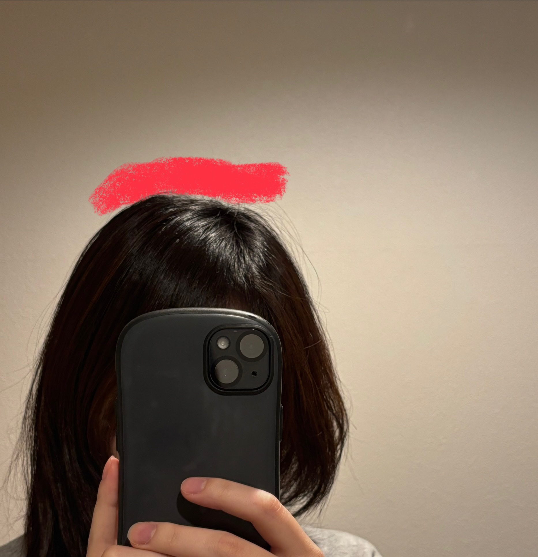 ビューティラボ ホイップヘアカラー 髪色もどしのクチコミ「長時間の美容室は体調的にどうかなって感じだったから今回は久々お家でセルフカラー🪄✨

髪色の変.....」（2枚目）