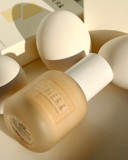 エッグスリックファンデーション/EITHER&/リキッドファンデーションを使ったクチコミ(5枚目)