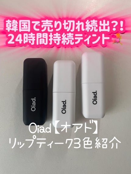リップティーク/oiad/口紅を使ったクチコミ(1枚目)