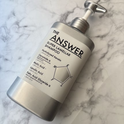 THE ANSWER スーパーラメラシャンプー/THE ANSWER/市販シャンプーを使ったクチコミ(1枚目)
