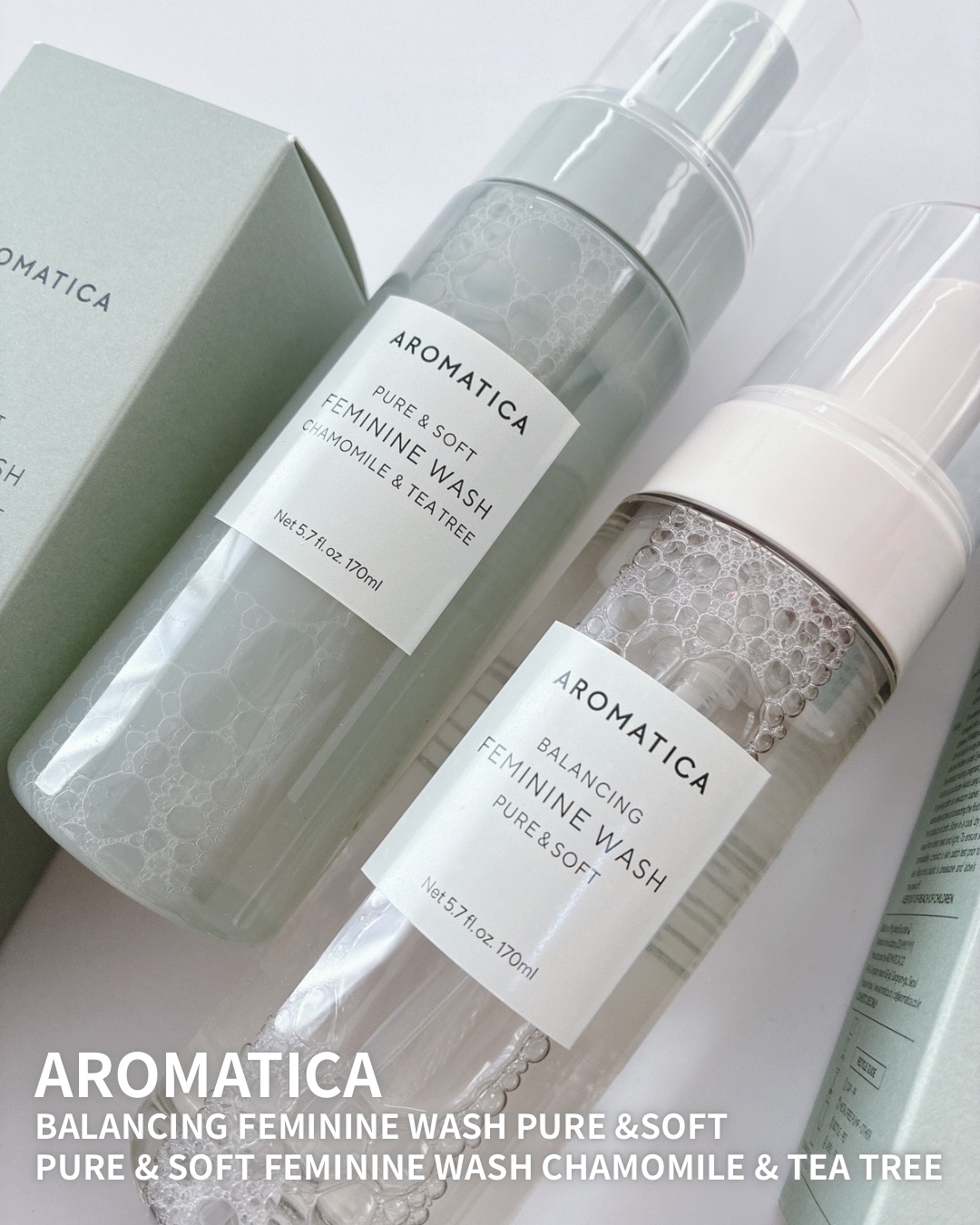 ピュア＆ソフトフェミニンウォッシュ /AROMATICA/デリケートゾーンケアを使ったクチコミ（1枚目）