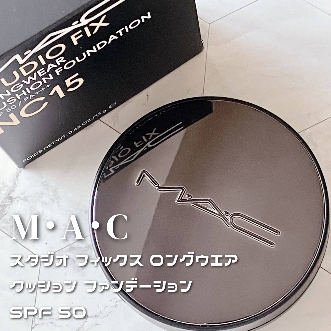 スタジオ フィックス ロングウエア クッション ファンデーション SPF 50/M・A・C/クッションファンデーションを使ったクチコミ（1枚目）