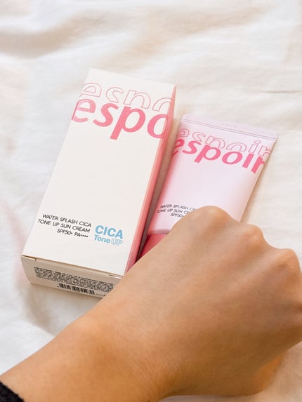 ウォータースプラッシュシカトーンアップクリーム/espoir/化粧下地を使ったクチコミ(7枚目)