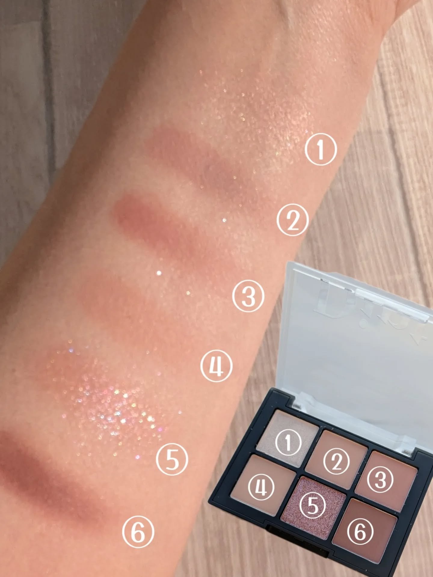 ブラーフィニシュシャドウパレット/Dinto/アイシャドウパレットを使ったクチコミ（3枚目）