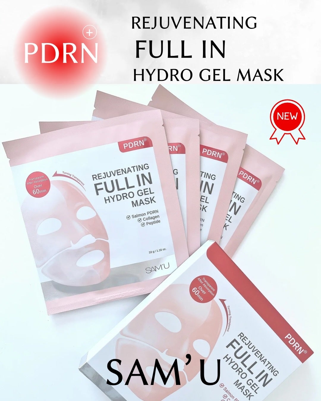 PDRNリジュべネティングフルインハイドロゲルマスク/SAM'U/シートマスク・パックを使ったクチコミ(1枚目)