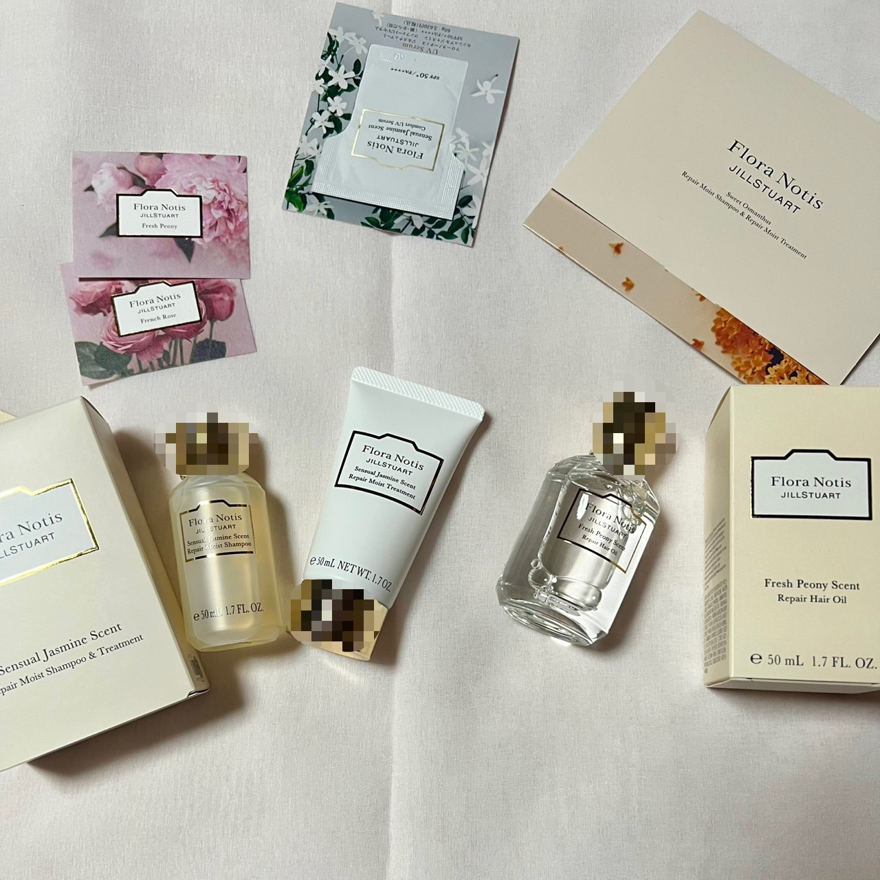 フレッシュピオニー　リペアヘアオイル/Flora Notis JILL STUART/ヘアオイルを使ったクチコミ（2枚目）