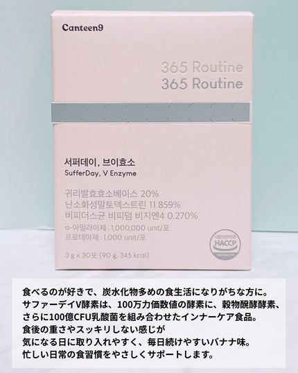 サファーデイ V酵素/canteen9/ボディサプリメントを使ったクチコミ(4枚目)