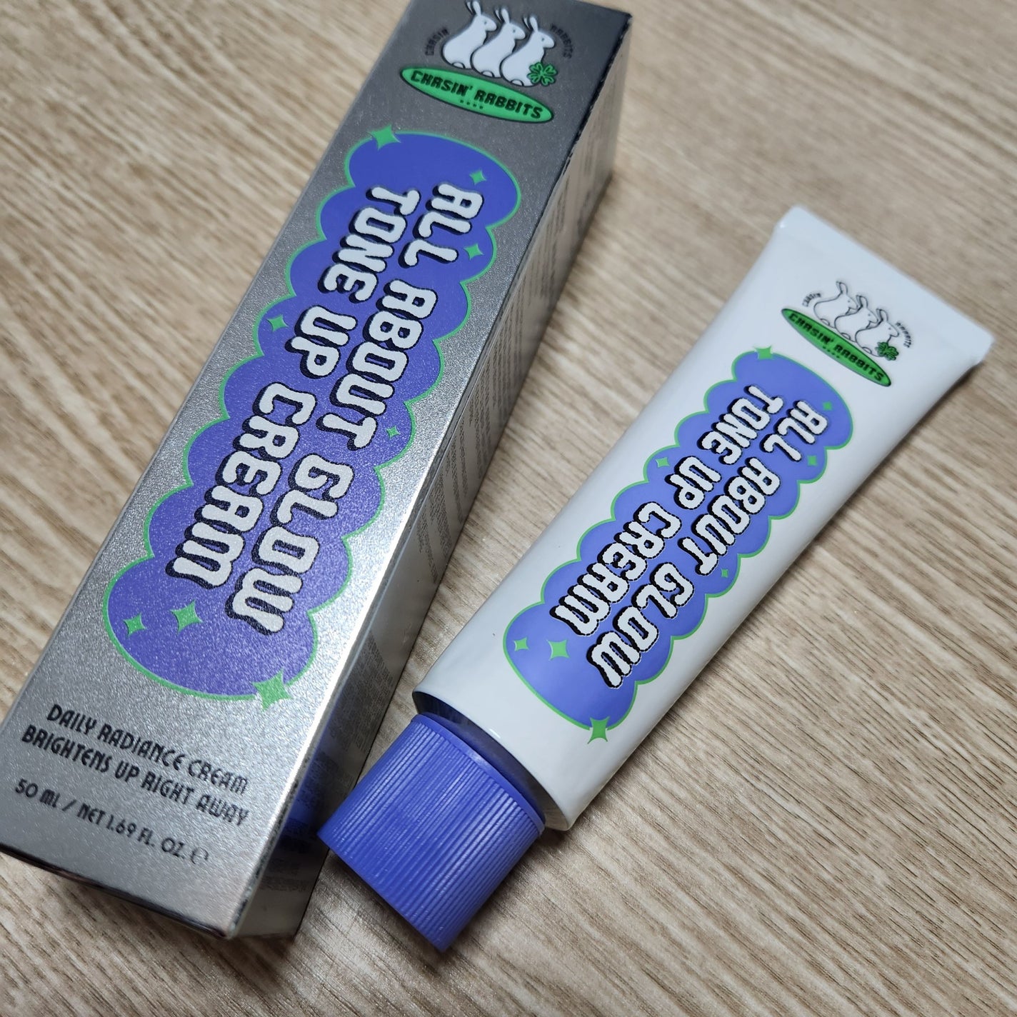 オールアバウトグロウトーンアップクリーム/CHASIN'RABBITS/化粧下地を使ったクチコミ(1枚目)