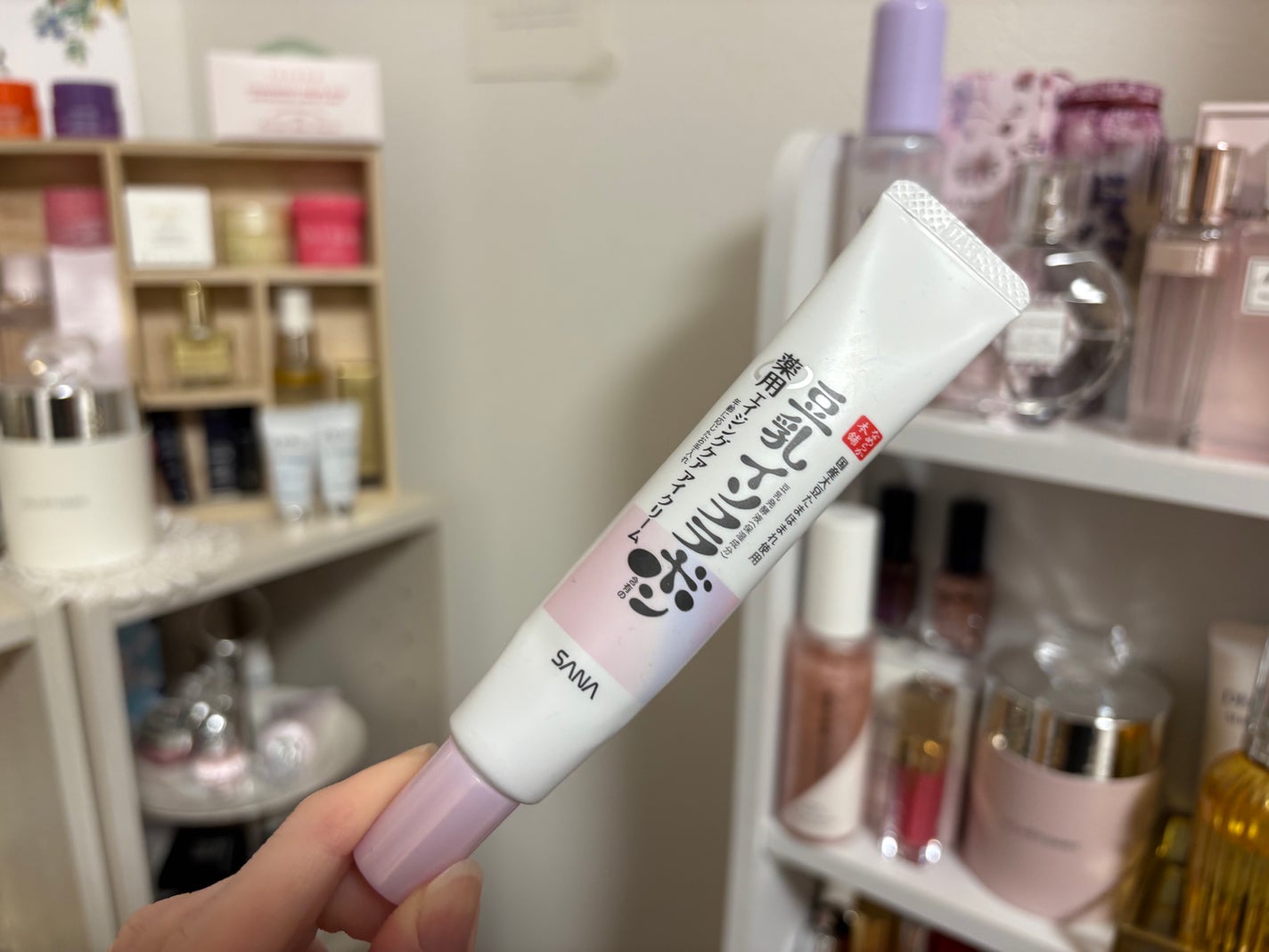 薬用リンクルアイクリーム ホワイト/なめらか本舗/アイケア・アイクリームを使ったクチコミ(1枚目)