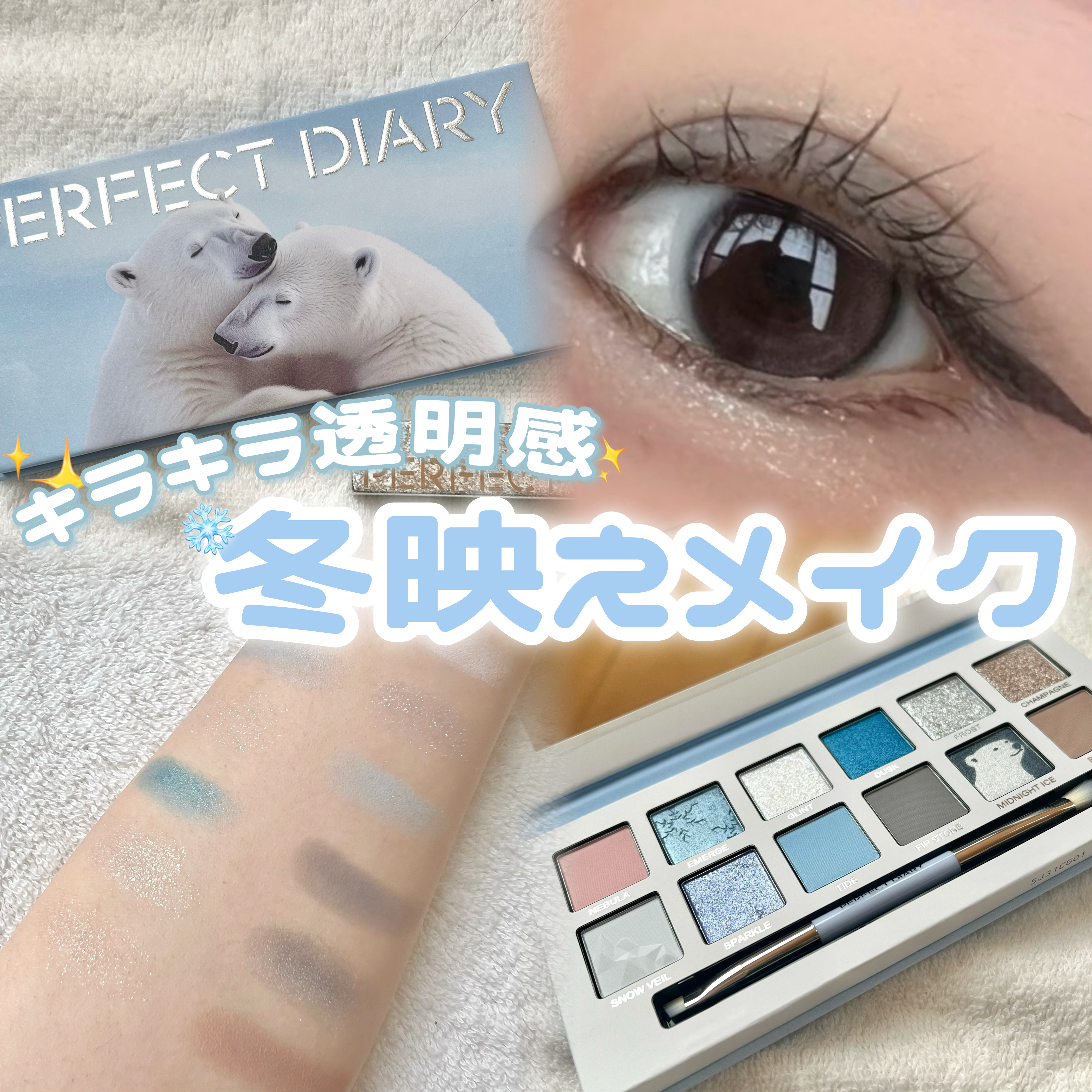 エクスプローラ12色 動物アイシャドウパレット/PERFECT DIARY/アイシャドウパレットを使ったクチコミ（1枚目）