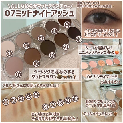 ライトオンアイズシャドウパレット/ルミル/アイシャドウパレットを使ったクチコミ(2枚目)