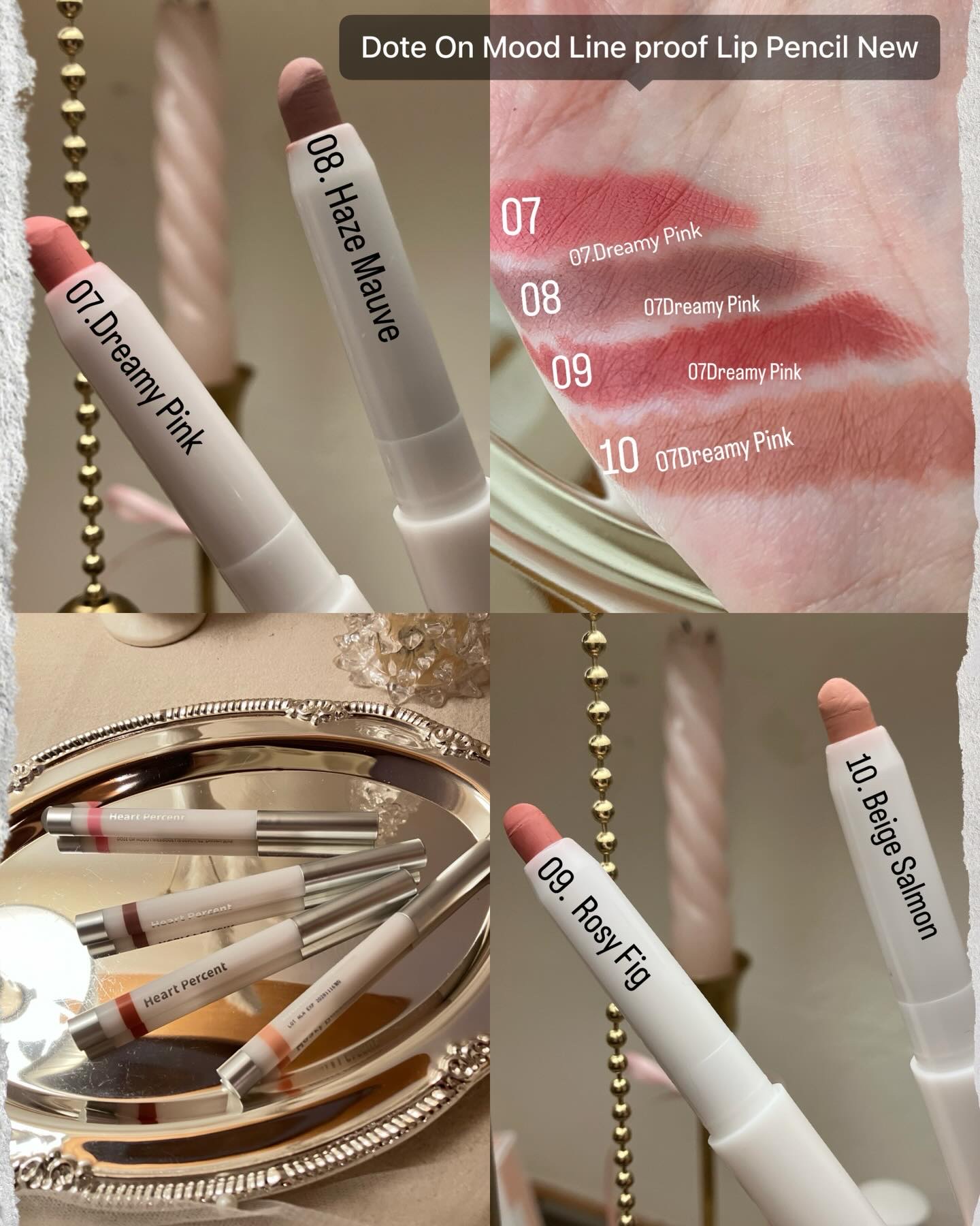 ドットオンムードワンウェイグロイティント/Heart Percent/リップティントを使ったクチコミ（3枚目）