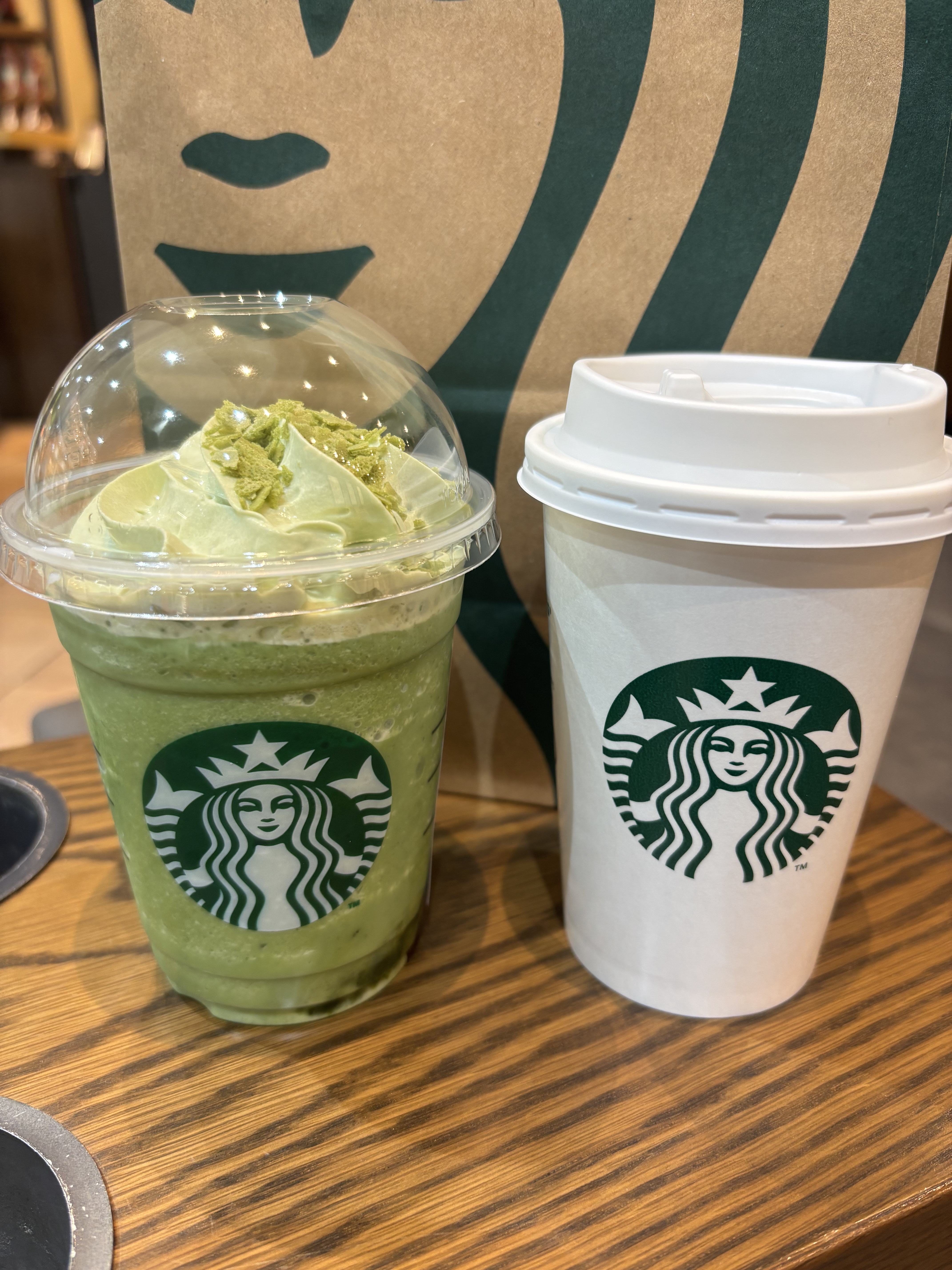 玉露抹茶 フラペチーノ®  Tall/スターバックス/その他ドリンクを使ったクチコミ（1枚目）