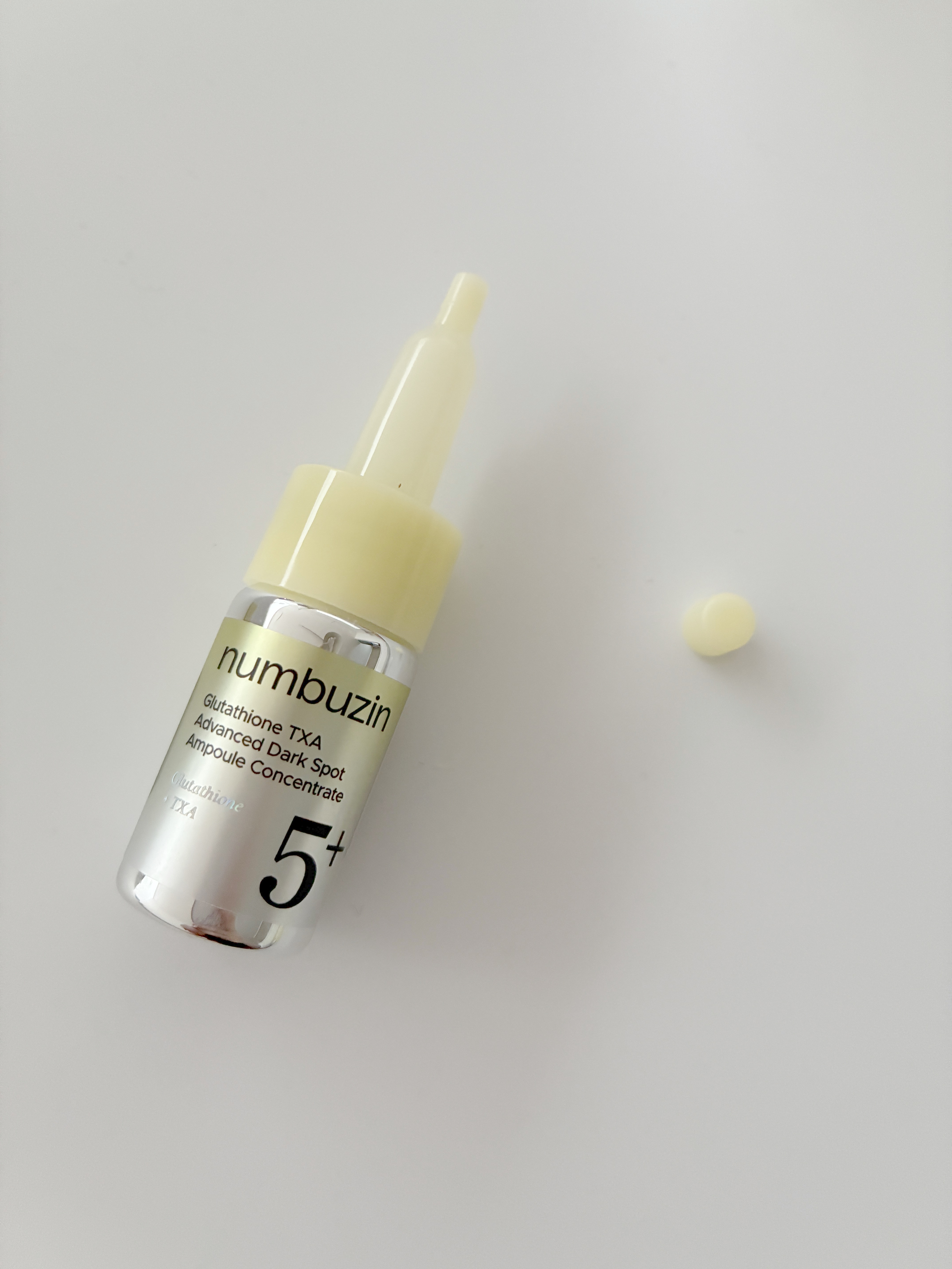 5番 白玉グルタチオン100×TXA10集中トーニング美容液/numbuzin/美容液を使ったクチコミ（3枚目）