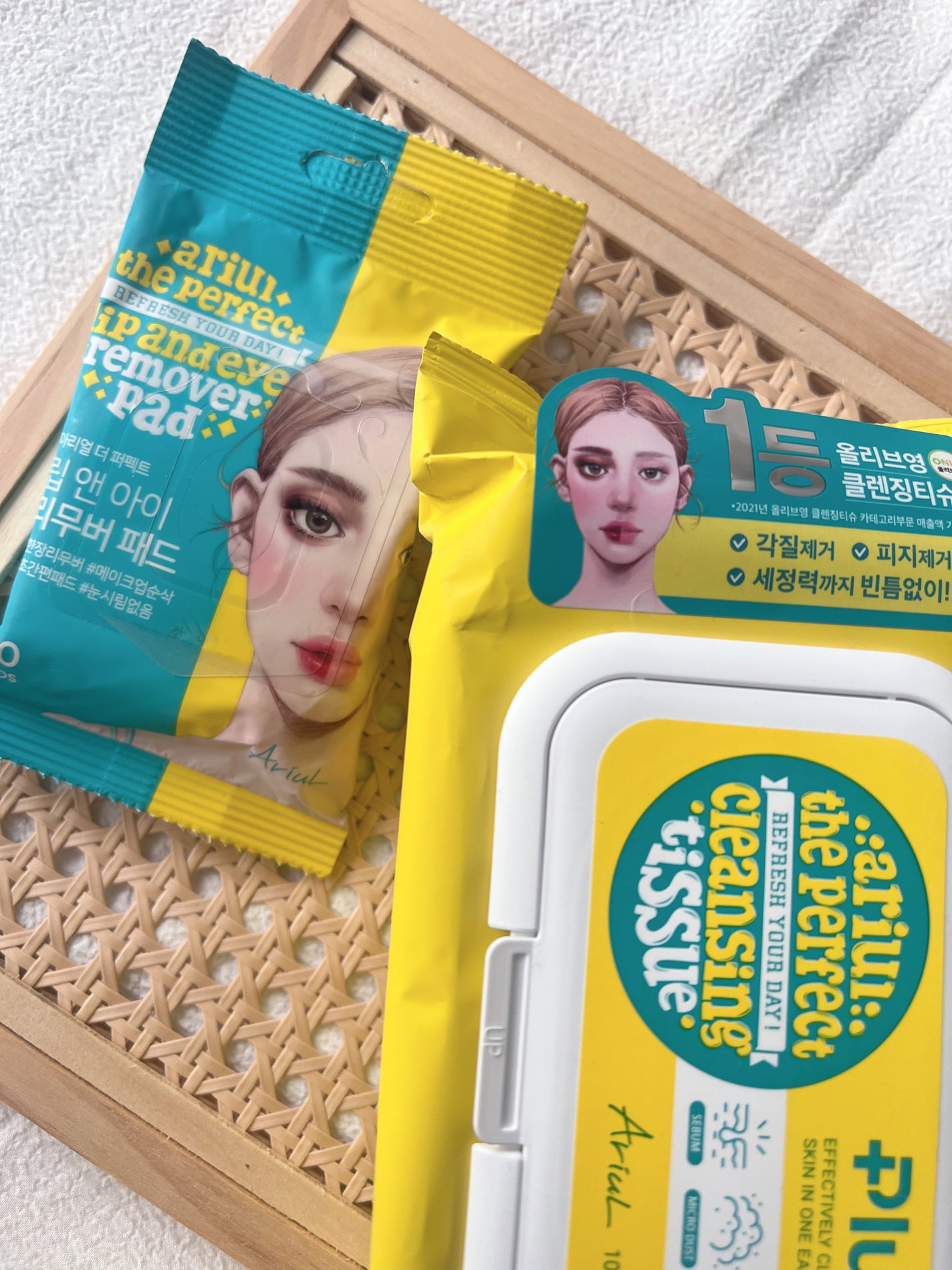 ザ パーフェクト リップ&アイ リムーバーパッド/Ariul/クレンジングシートを使ったクチコミ(1枚目)