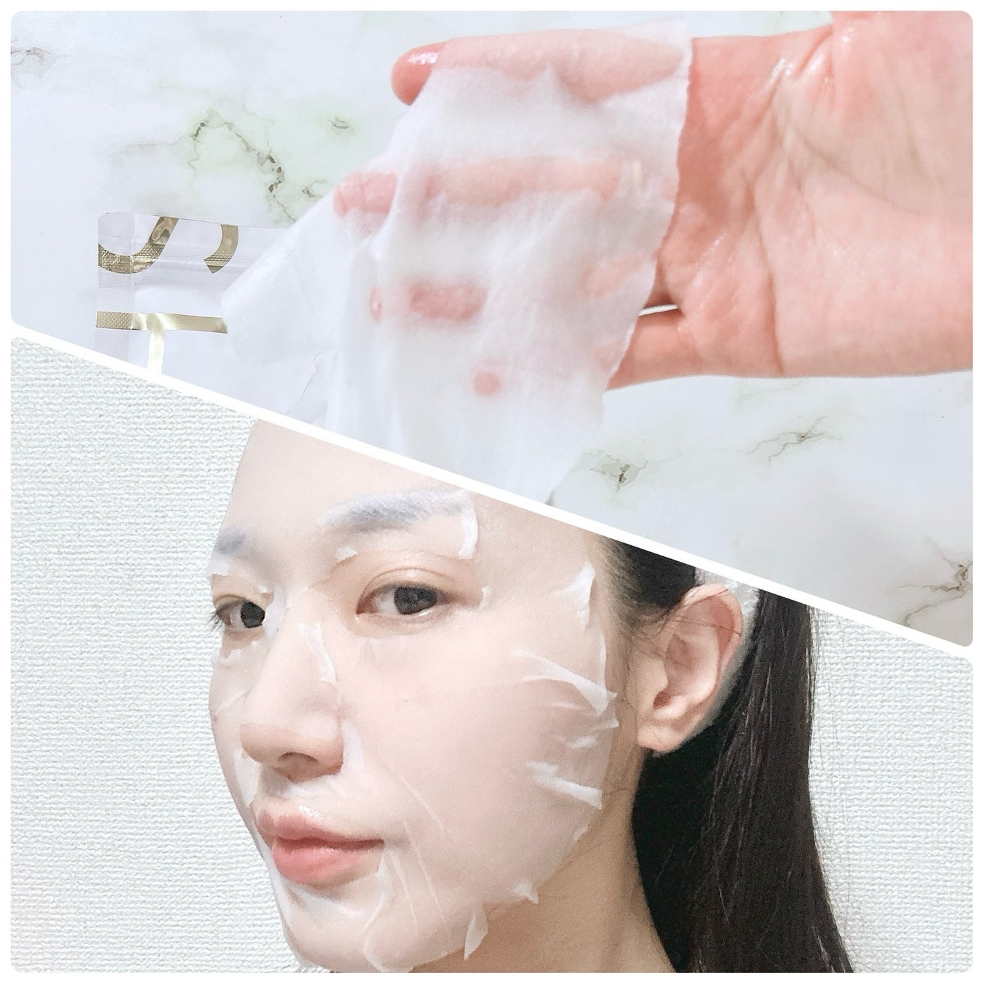 リズム べース デイリーケアマスク(ブラック)/RISM/シートマスク・パックを使ったクチコミ(2枚目)