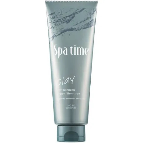 スパタイム クリームシャンプー （ディープクレンジング）/Spa time/市販シャンプーを使ったクチコミ（1枚目）