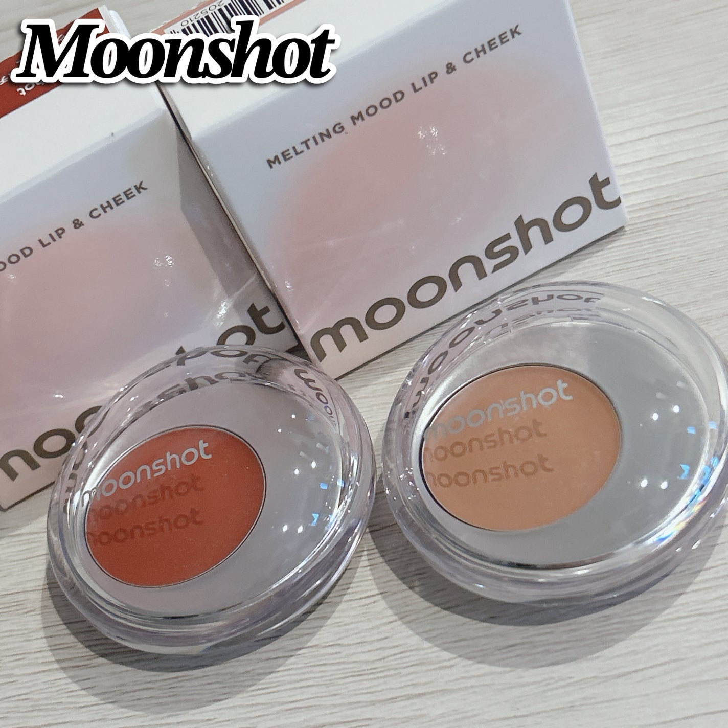 メルティングムードリップ&チーク/moonshot/ジェル・クリームチークを使ったクチコミ(1枚目)