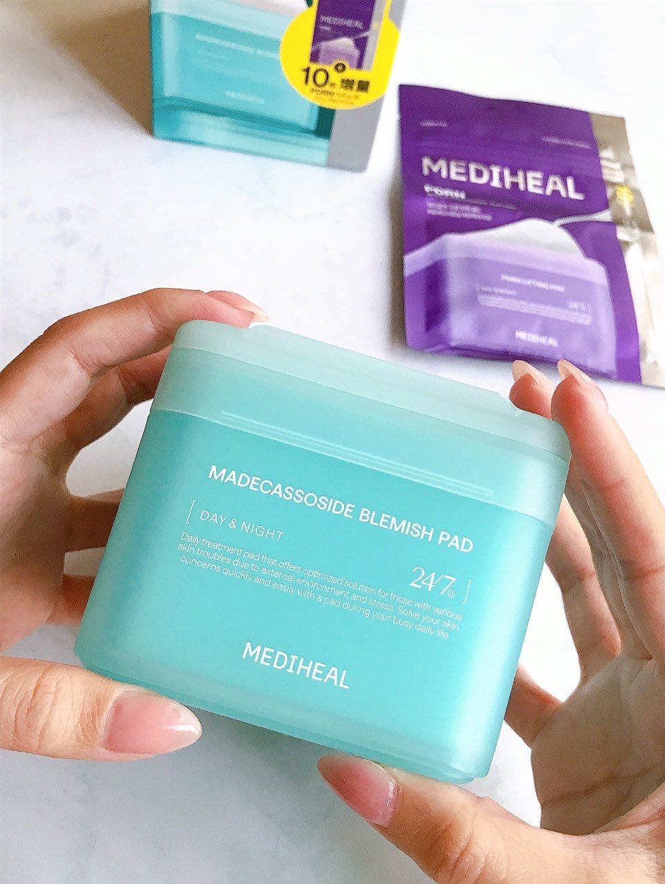 マデカッソシドブレミッシュパッド/MEDIHEAL/トナーパッドを使ったクチコミ（3枚目）