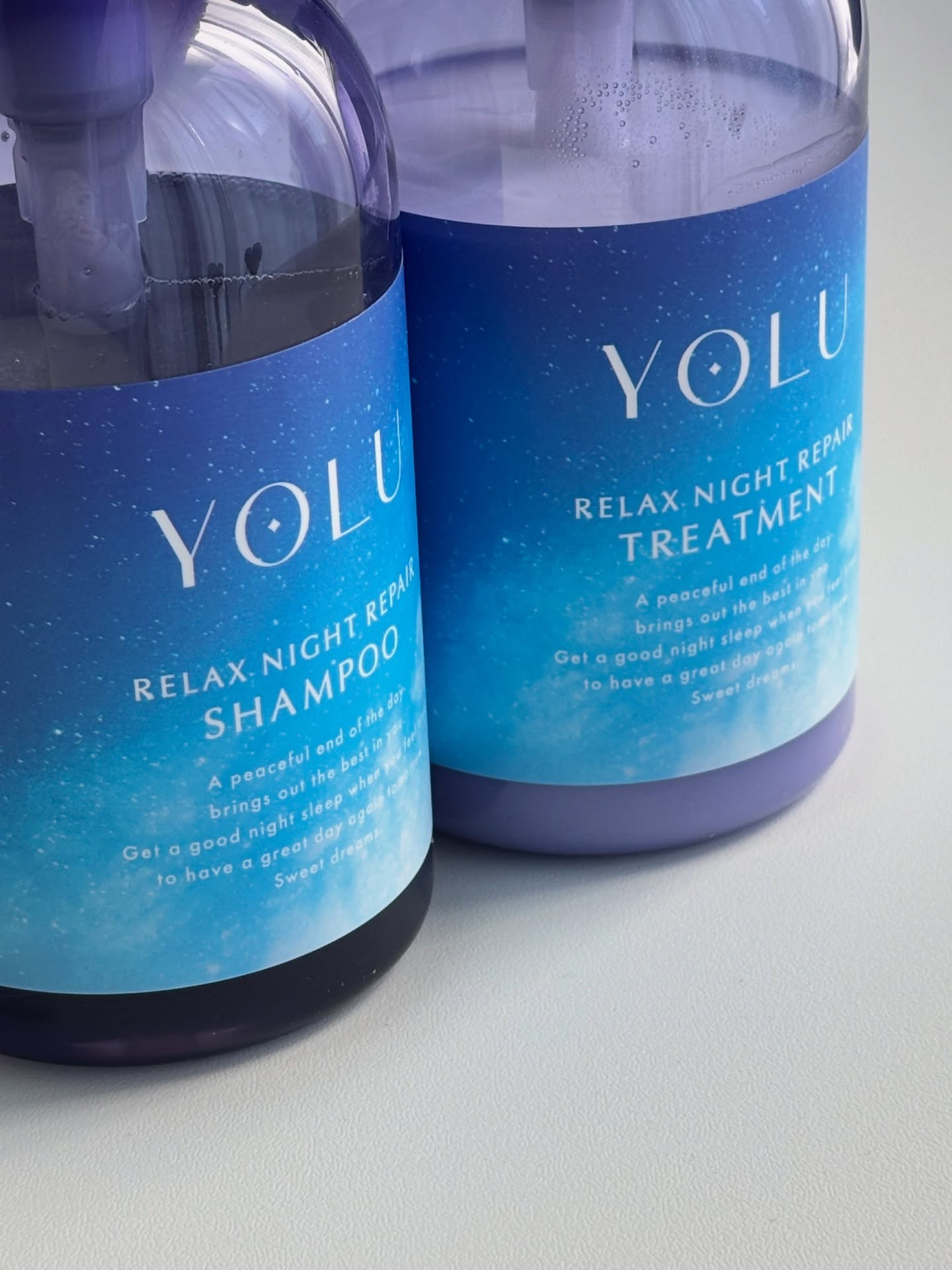 リラックスナイトリペア シャンプー／トリートメント/YOLU/シャンプー・コンディショナーを使ったクチコミ（1枚目）