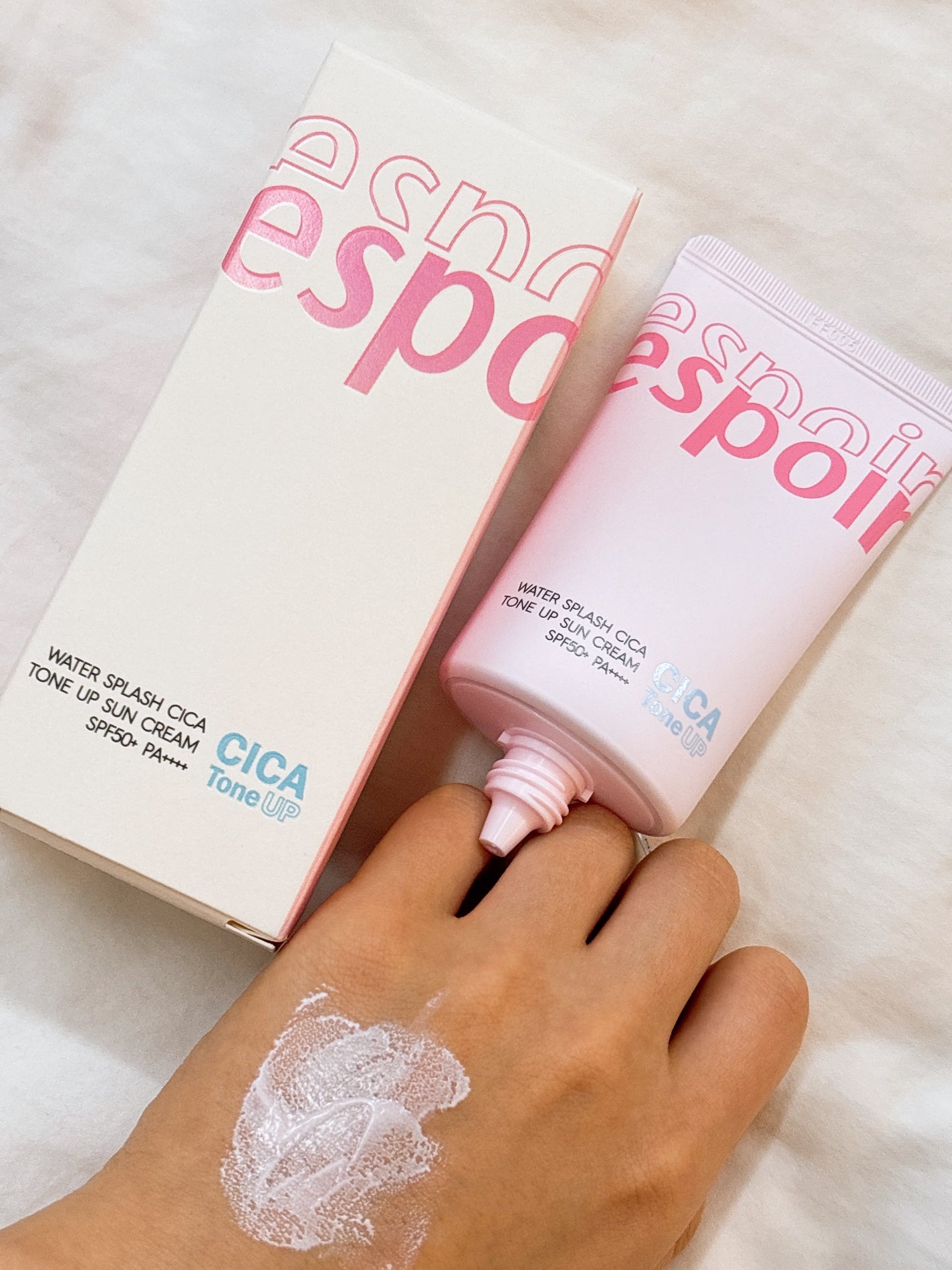 ウォータースプラッシュシカトーンアップクリーム/espoir/化粧下地を使ったクチコミ(6枚目)