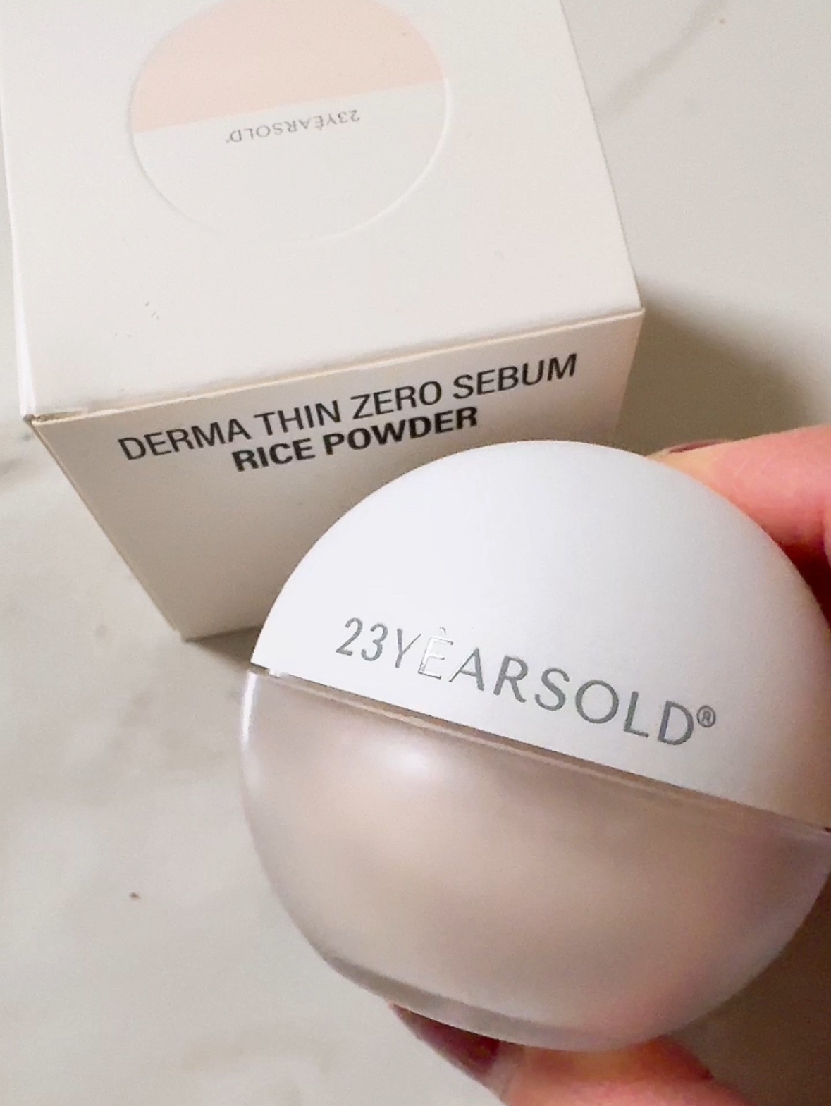 ダーマシンゼロセバムライスパウダー/23years old/ルースパウダーを使ったクチコミ（1枚目）