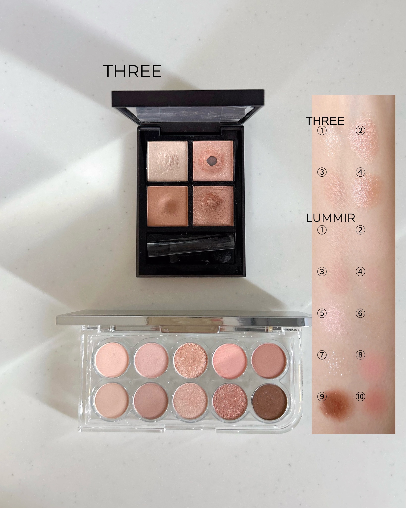 THREE スターゲージング アイシャドウクアッド/THREE/アイシャドウパレットを使ったクチコミ（3枚目）