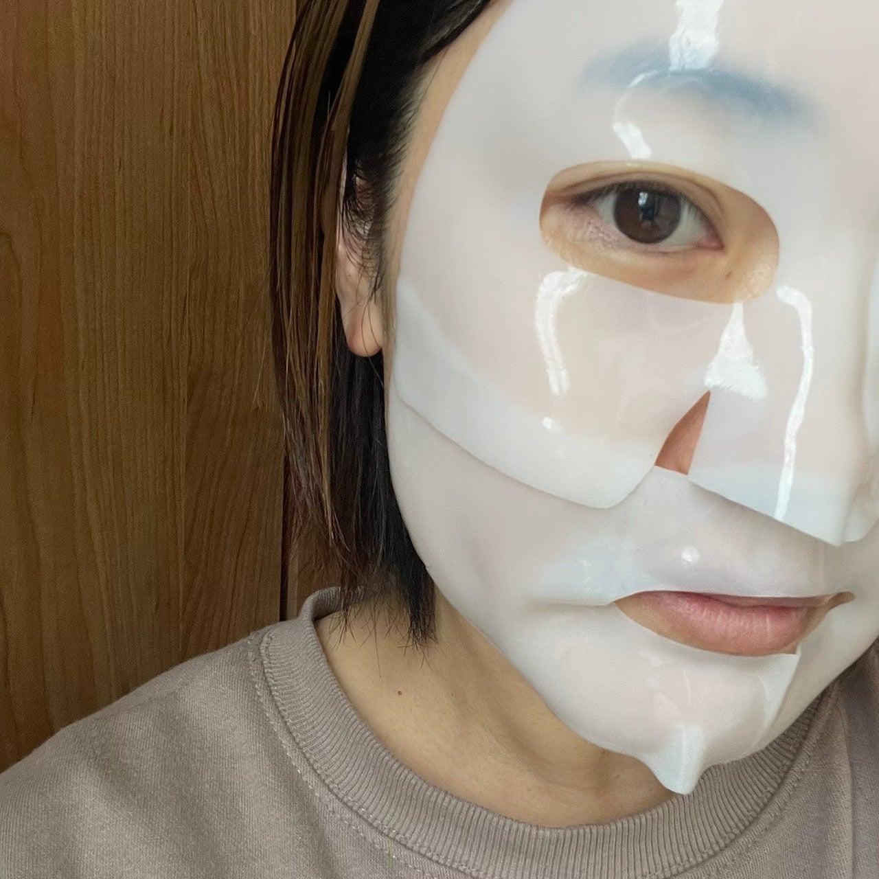 コラーゲンファーミングゲルマスク/Bluban/シートマスク・パックを使ったクチコミ(5枚目)