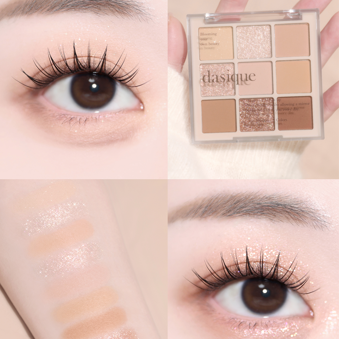 シャドウパレット/dasique/アイシャドウパレットを使ったクチコミ(4枚目)