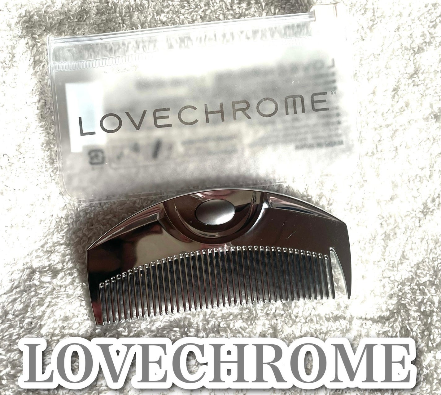 F ツキ シルバー / F TSUKI SILVER/LOVECHROME/ヘアコームを使ったクチコミ(1枚目)