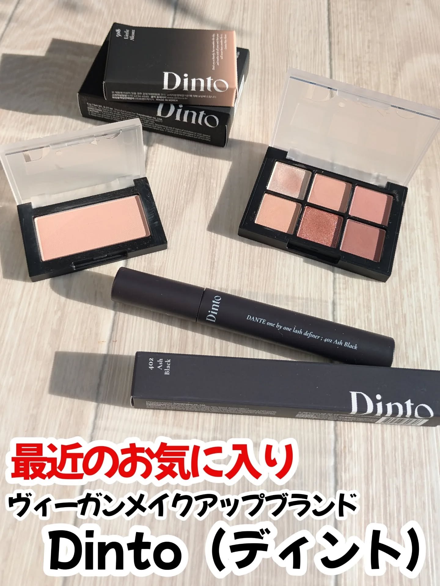 ブラーフィニシュシャドウパレット/Dinto/アイシャドウパレットを使ったクチコミ（1枚目）