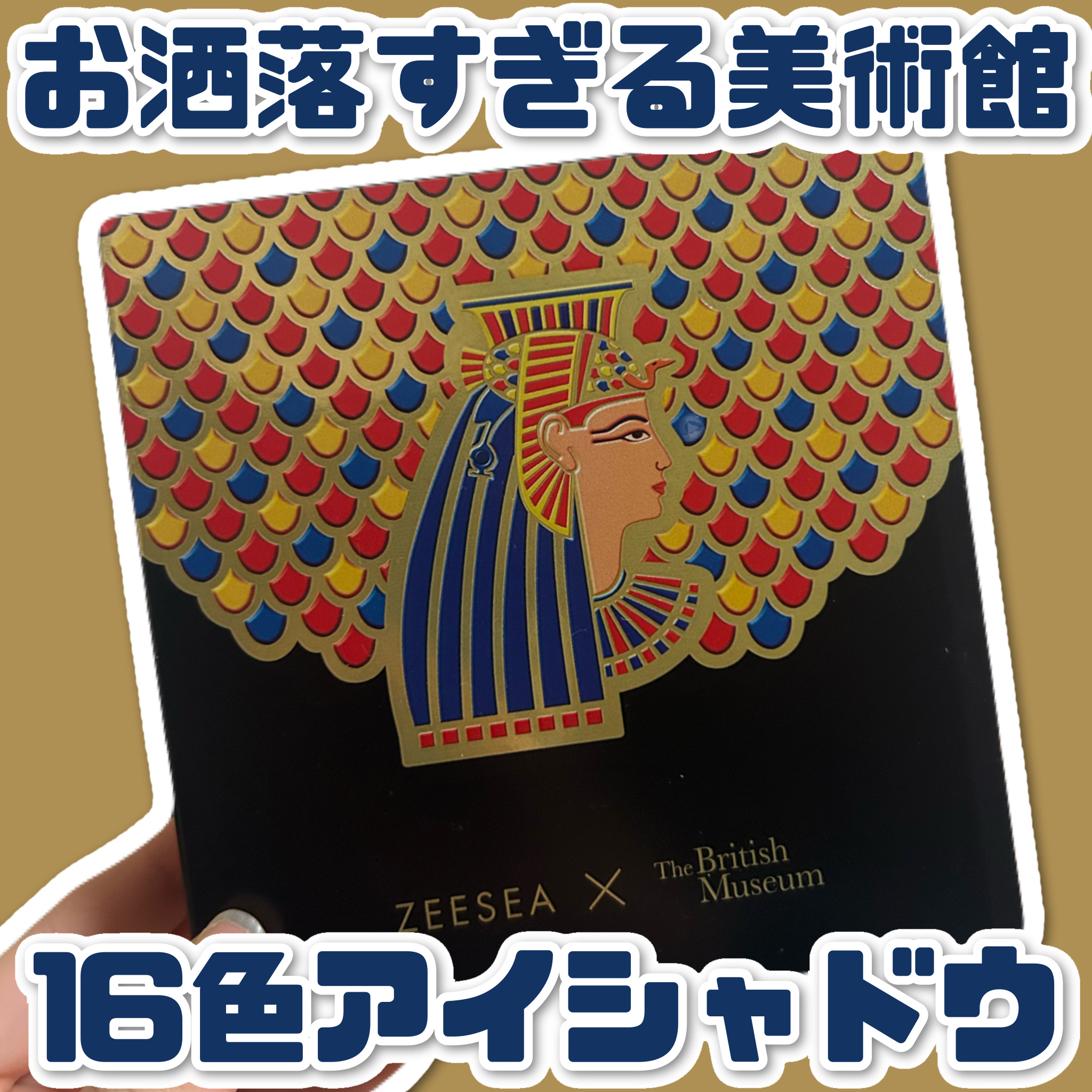 大英博物館 エジプトシリーズ アイシャドウパレット/ZEESEA/アイシャドウパレットを使ったクチコミ（1枚目）