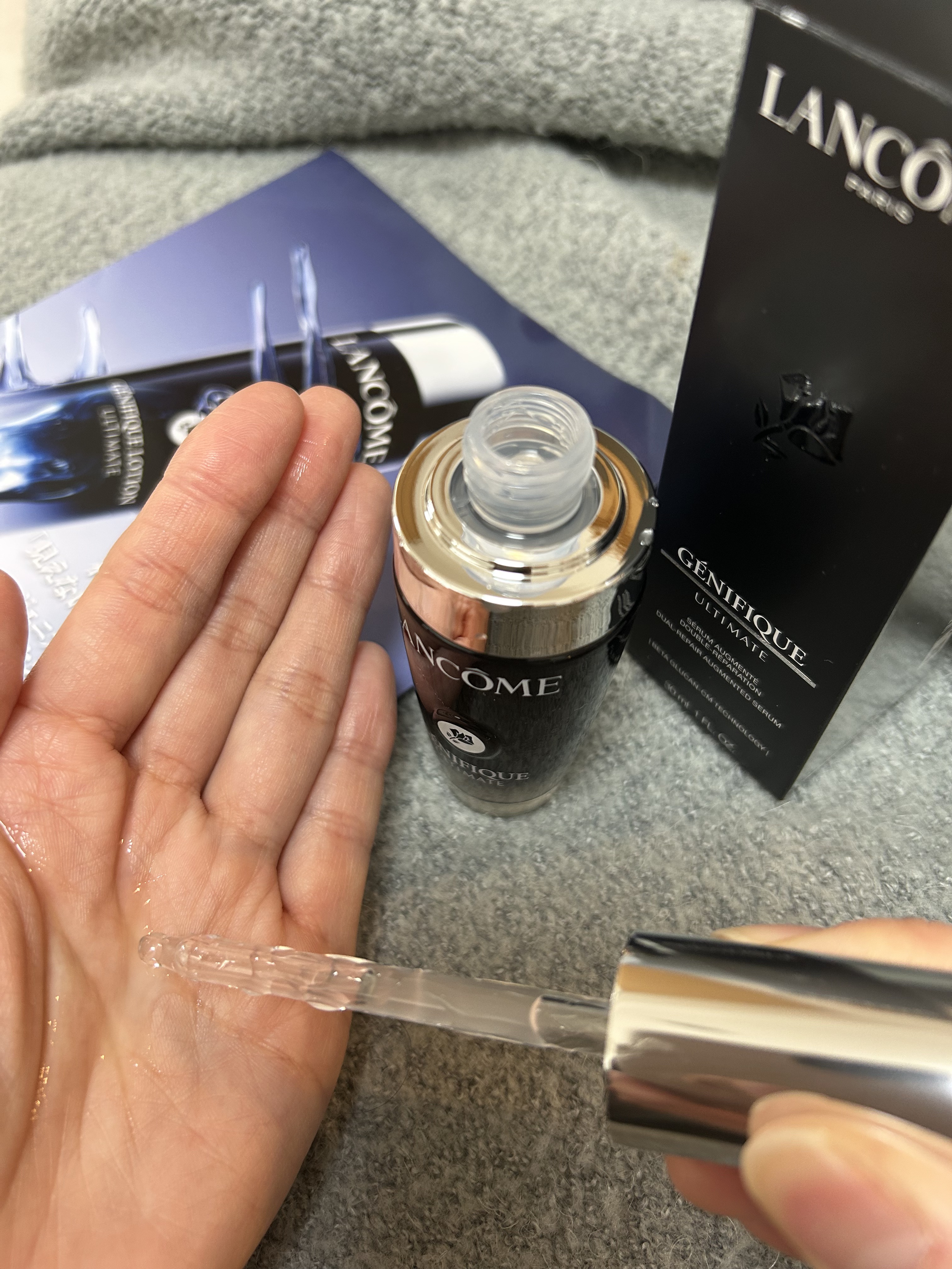ジェニフィック アルティメ セラム/LANCOME/美容液を使ったクチコミ（3枚目）
