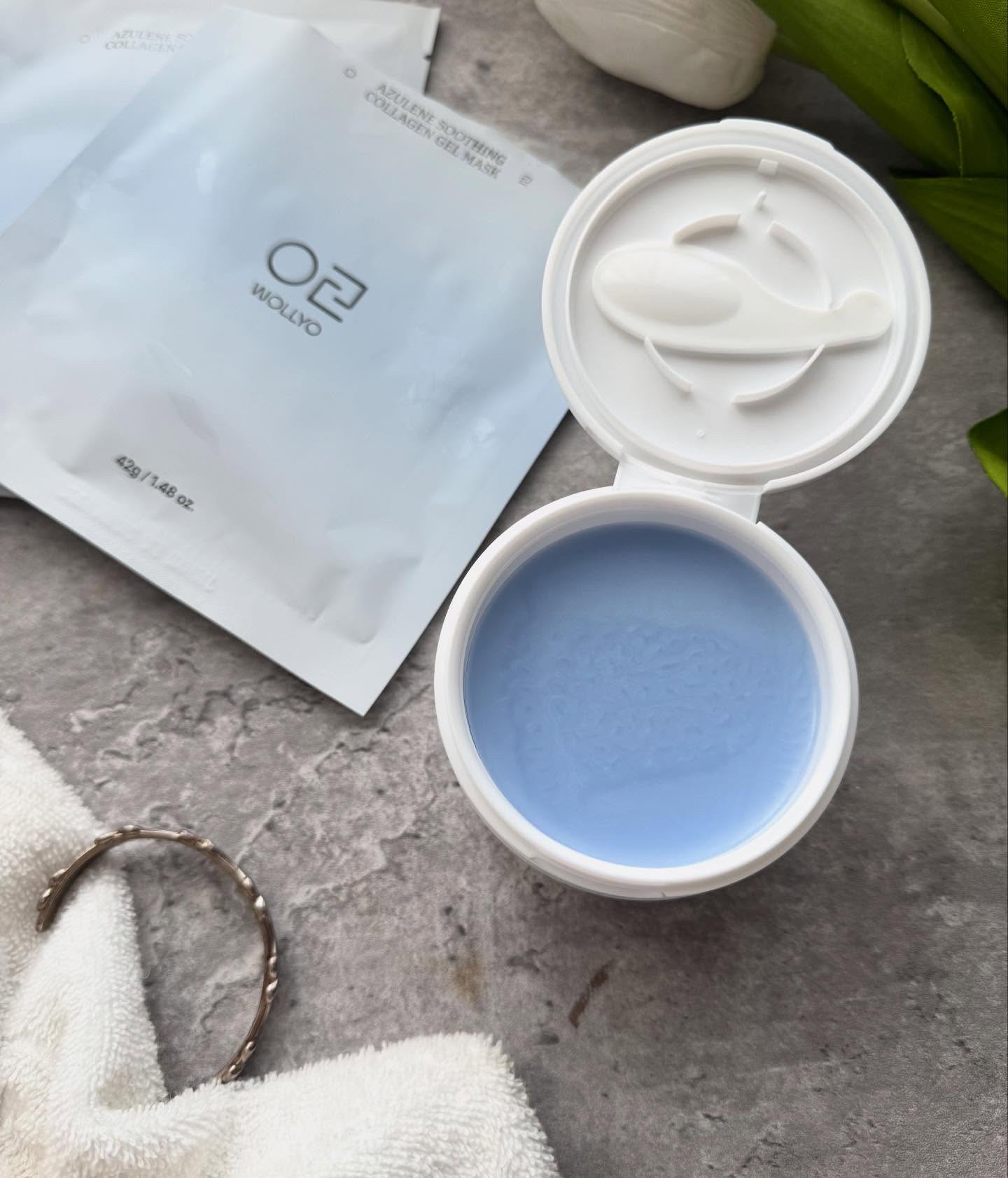 アズレンブルークレンジングバーム/原料工房/クレンジングバームを使ったクチコミ（2枚目）