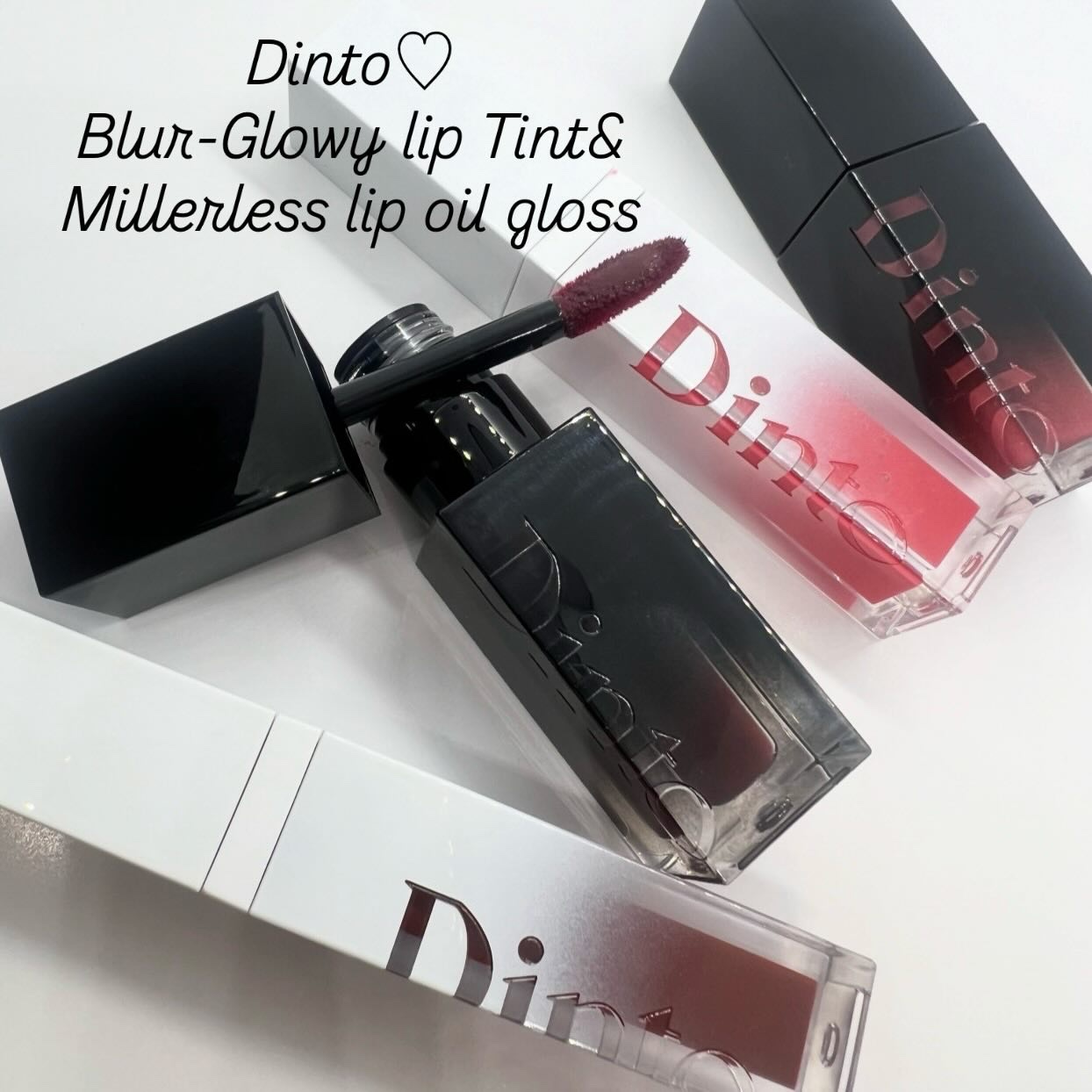 ブラーグロイリップティント/Dinto/リップティントを使ったクチコミ（1枚目）