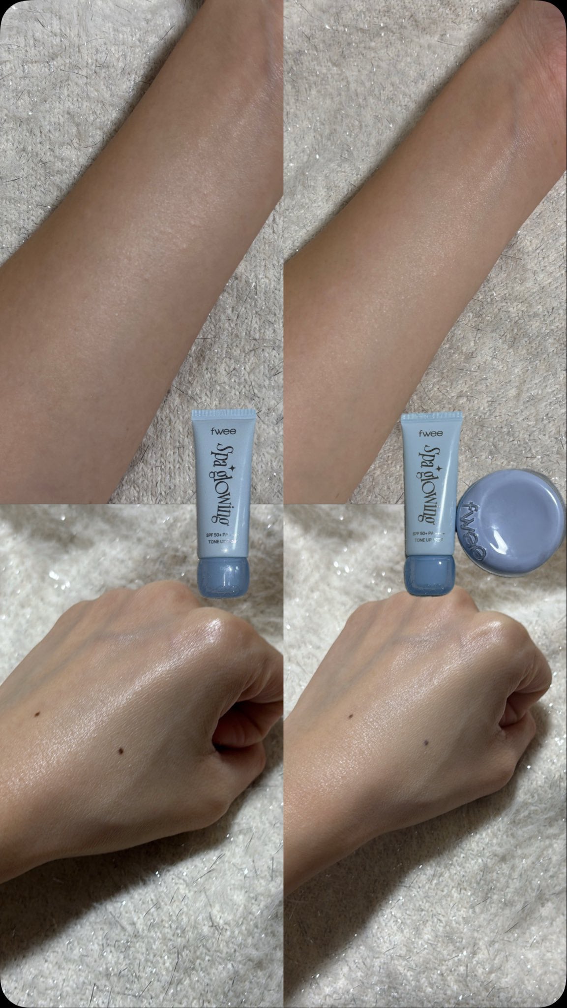 フィー クッションガラス ナチュラル/fwee/クッションファンデーションを使ったクチコミ(2枚目)