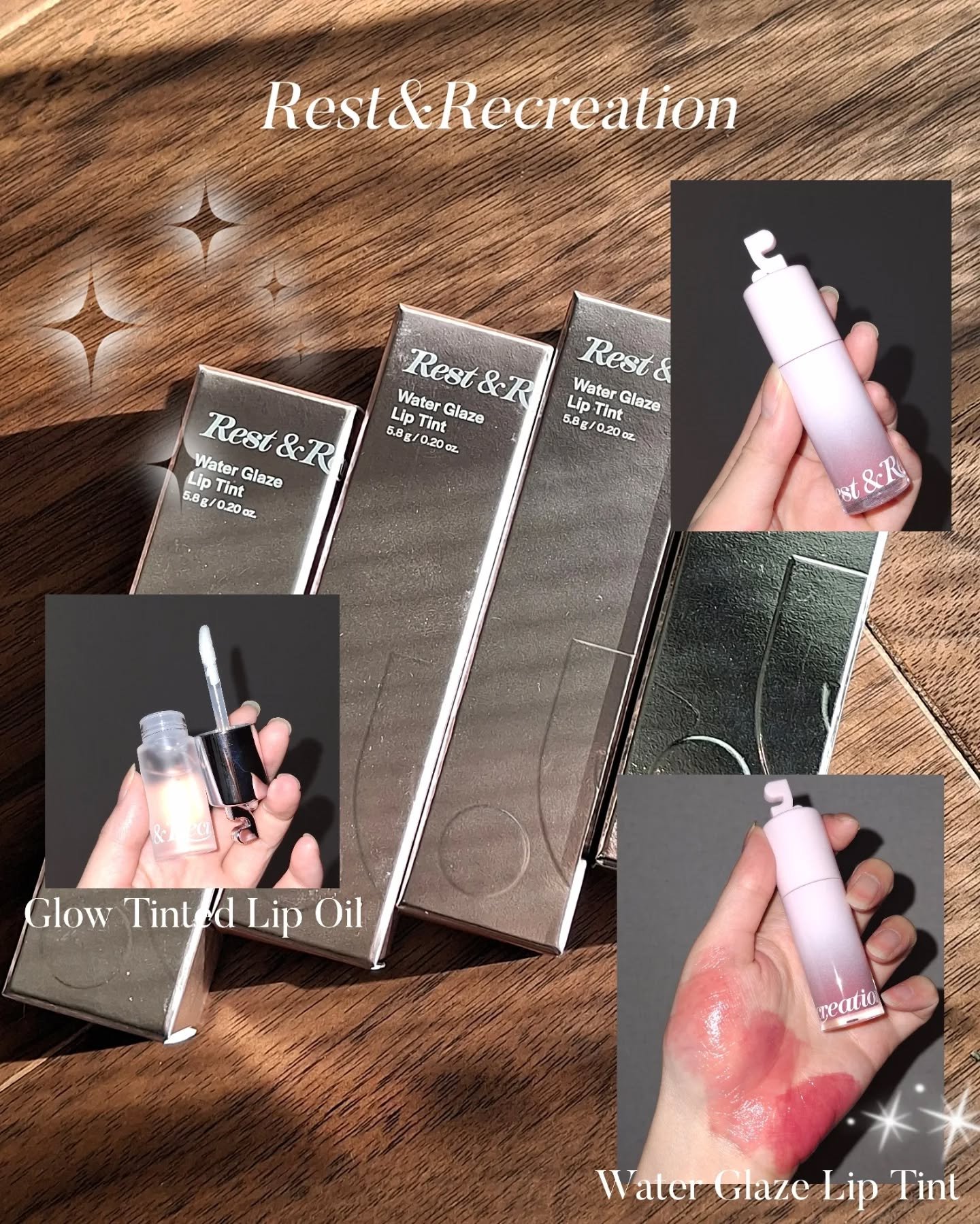 ウォーターグレーズリップティント/Rest & Recreation BEAUTY/リップティントを使ったクチコミ（2枚目）