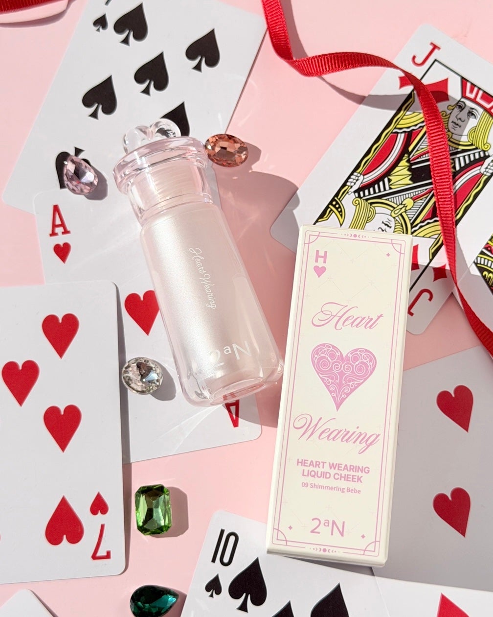 ハートウェアリングリキッドチーク/2aN/リキッドチークを使ったクチコミ(3枚目)