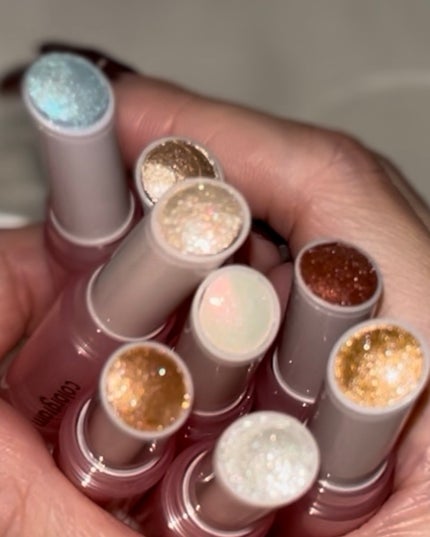 カラーグラム ぷるんジェリービームスティック/Colorgram/グリッターを使ったクチコミ(2枚目)