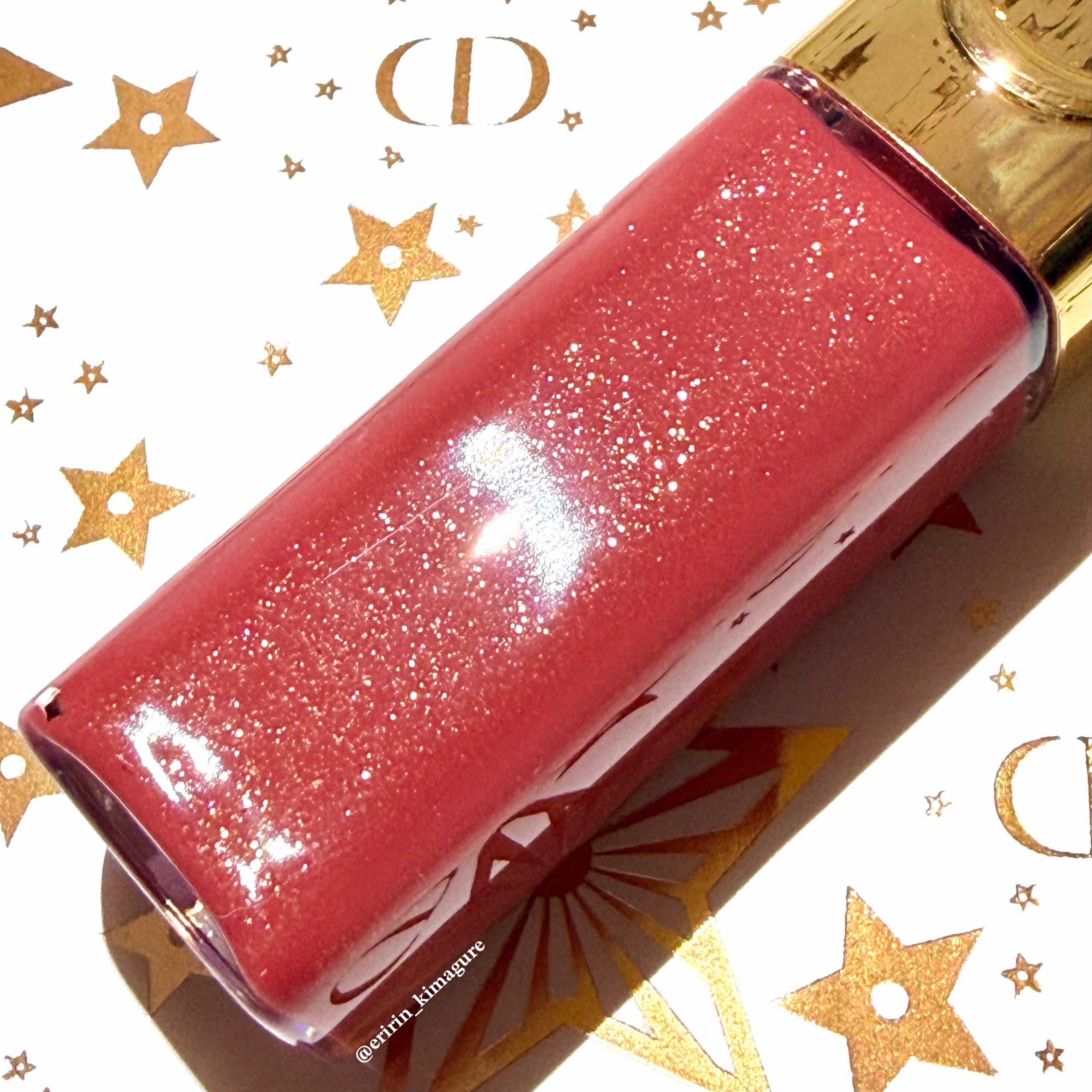 ルージュ ディオール シークイン リキッド デュオ（ホリデーコレクション 2025 限定品） 720 スペクタキュラー アイコン/Dior/口紅・グロス・リップライナー・リップケアを使ったクチコミ（2枚目）