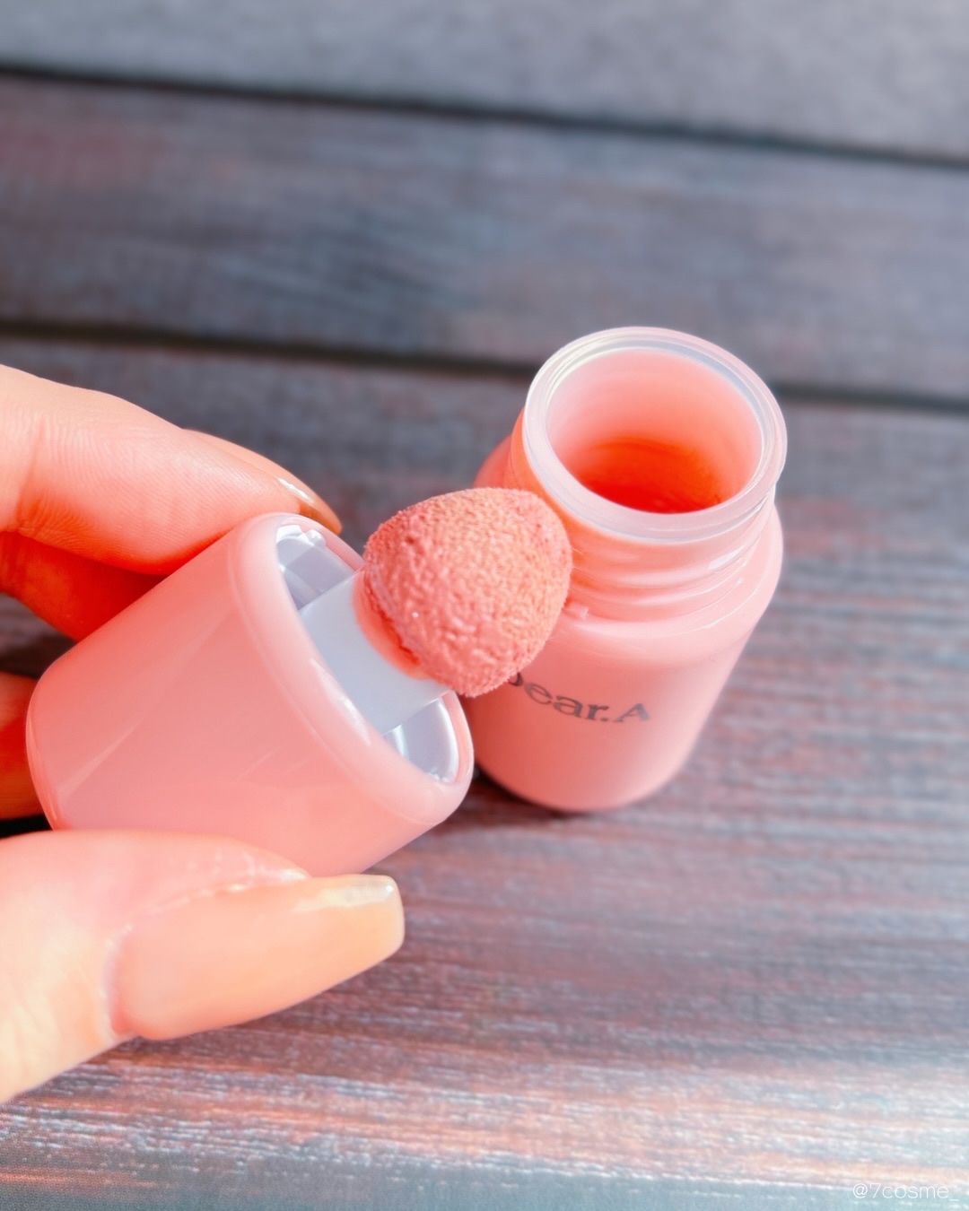 ボンボングロウチーク 01ヌガー/Dear.A/リキッドチークを使ったクチコミ（2枚目）