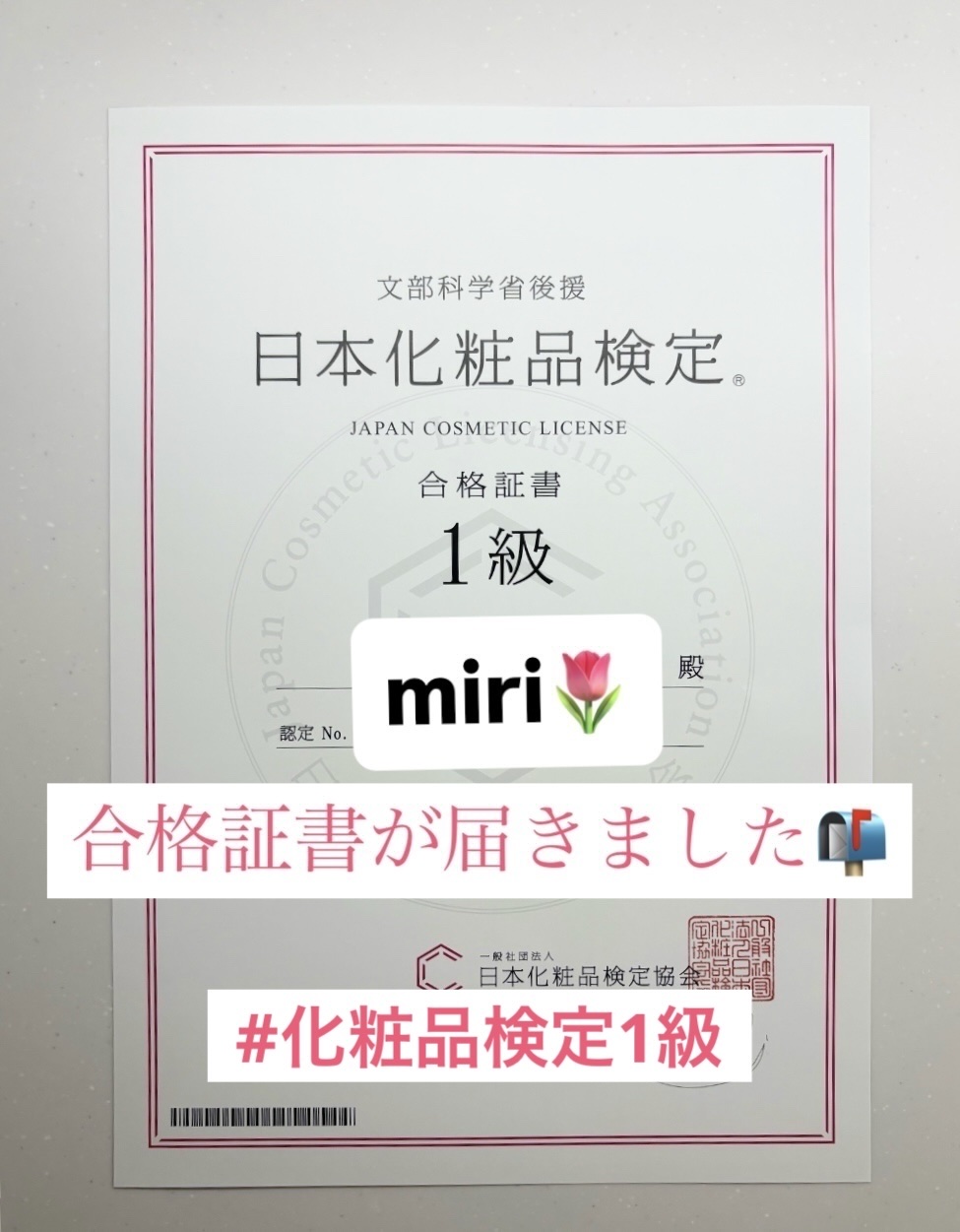 日本化粧品検定2級.3級対策テキスト/主婦の友社/書籍を使ったクチコミ（1枚目）