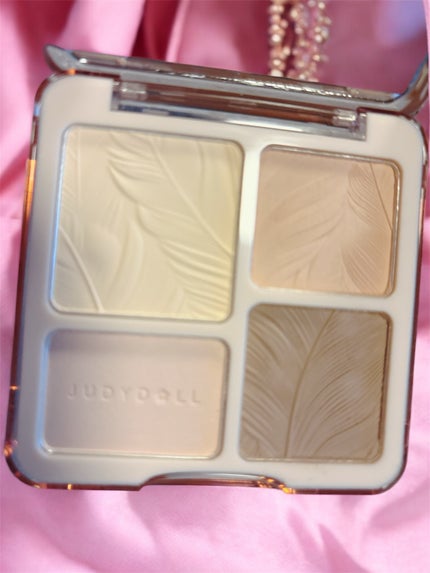 JUDYDOLL メリハリマスターパレット/JUDYDOLL/パウダーハイライトを使ったクチコミ(4枚目)