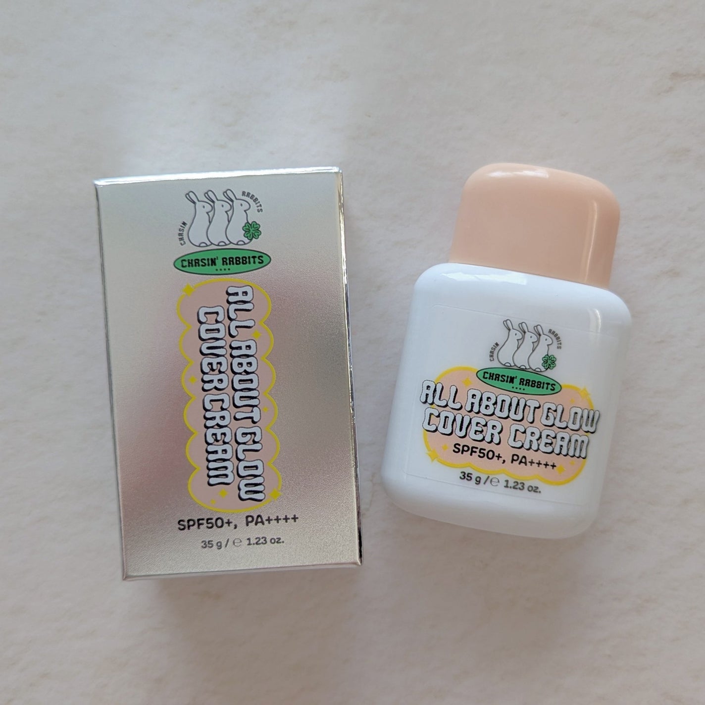 オールアバウトグロウカバークリーム/CHASIN'RABBITS/日焼け止めクリームを使ったクチコミ(1枚目)
