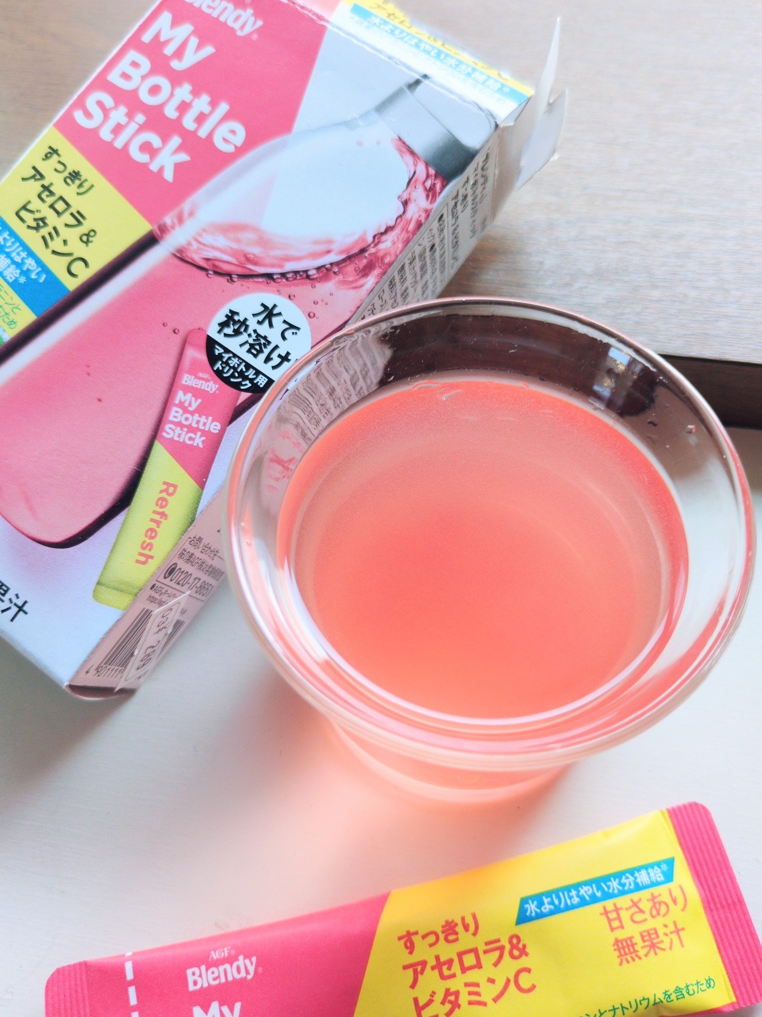 AGF ブレンディ マイボトルスティック すっきりアセロラ＆ビタミンC/AGFブレンディ/美容ドリンクを使ったクチコミ（3枚目）